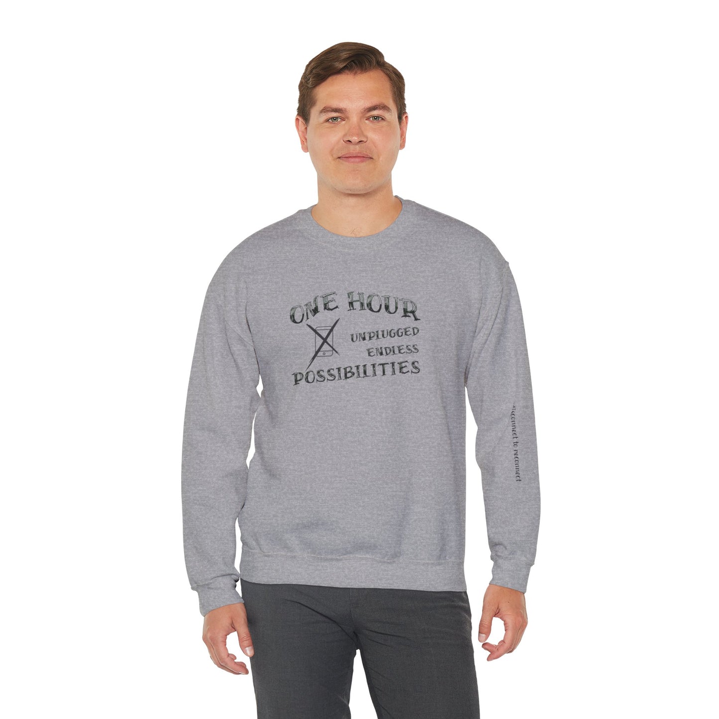 Disconnect to Reconnect β Mindfulness Sweatshirt π΅β¨