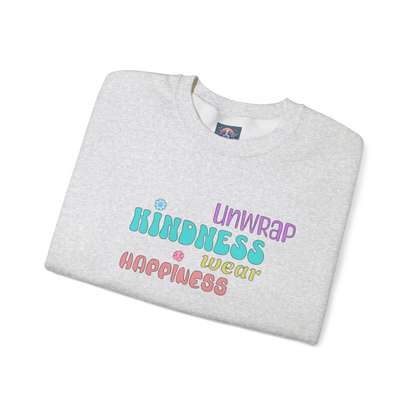 π Unwrap Kindness, Wear Happiness π Cozy Unisex Crewneck Sweatshirt