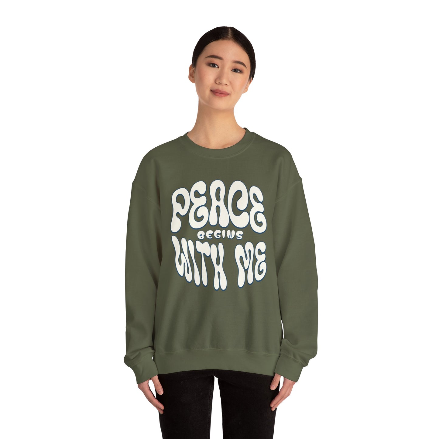 Peace Begins with Me Sweatshirt