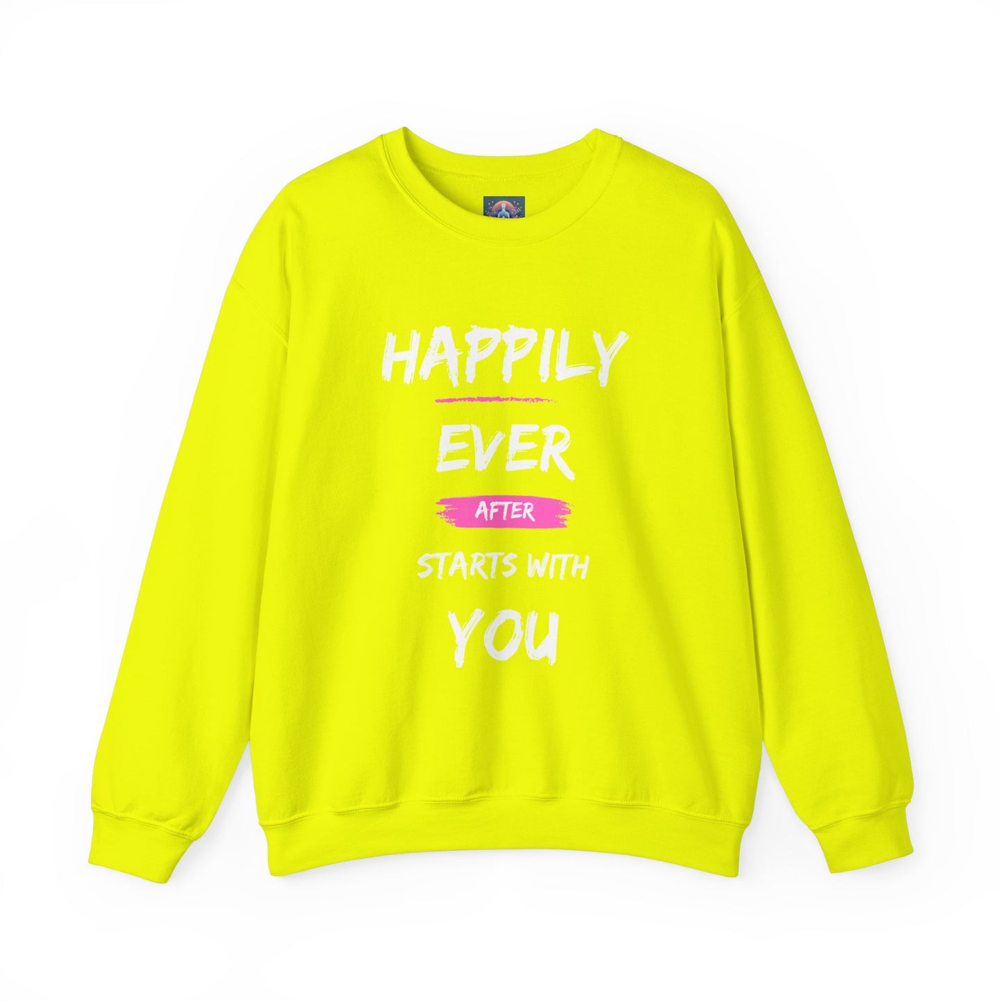 Happily Ever After Starts with You – Cozy Crewneck Sweatshirt 💖