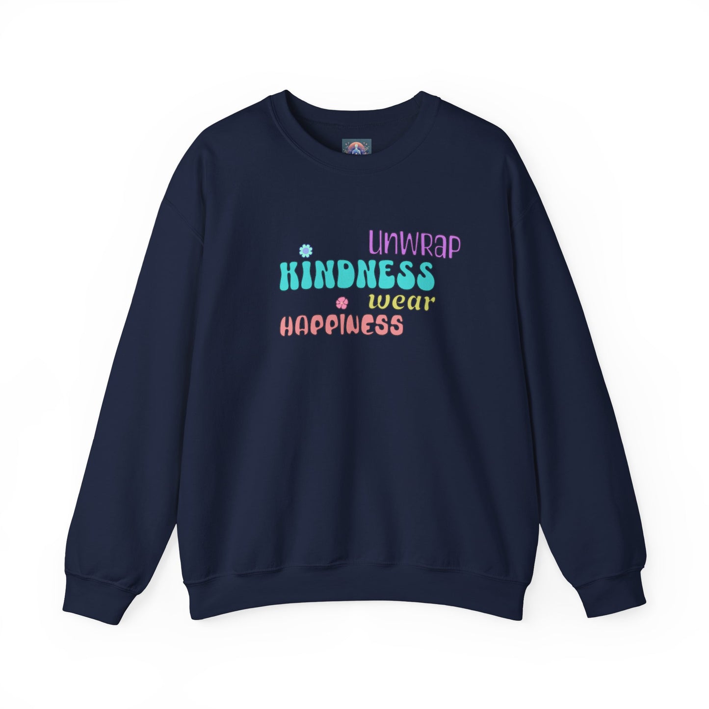 π Unwrap Kindness, Wear Happiness π Cozy Unisex Crewneck Sweatshirt