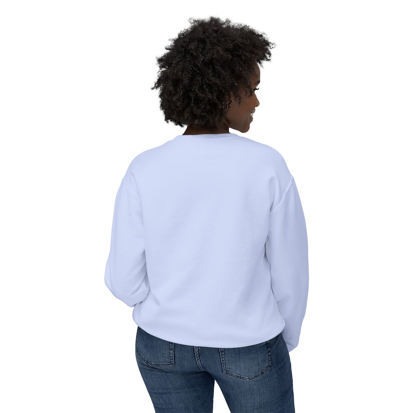 Lightweight Crewneck Sweatshirt: Be the Light in Someone's Day