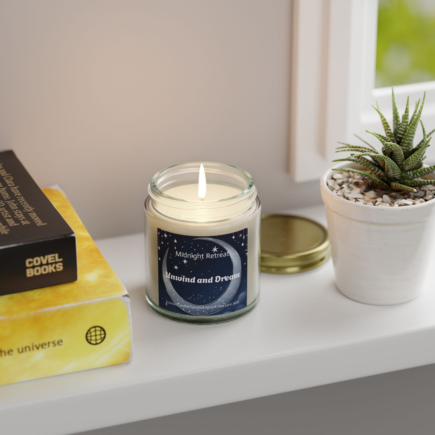 Midnight Retreat β Unwind & Dream Scented Soy Candle πβ¨