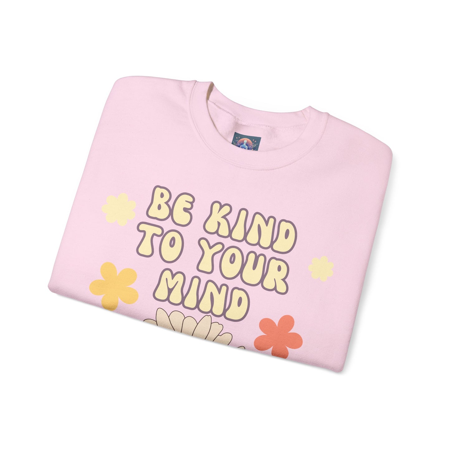 Crewneck Sweatshirt 'Be kind to your mind'