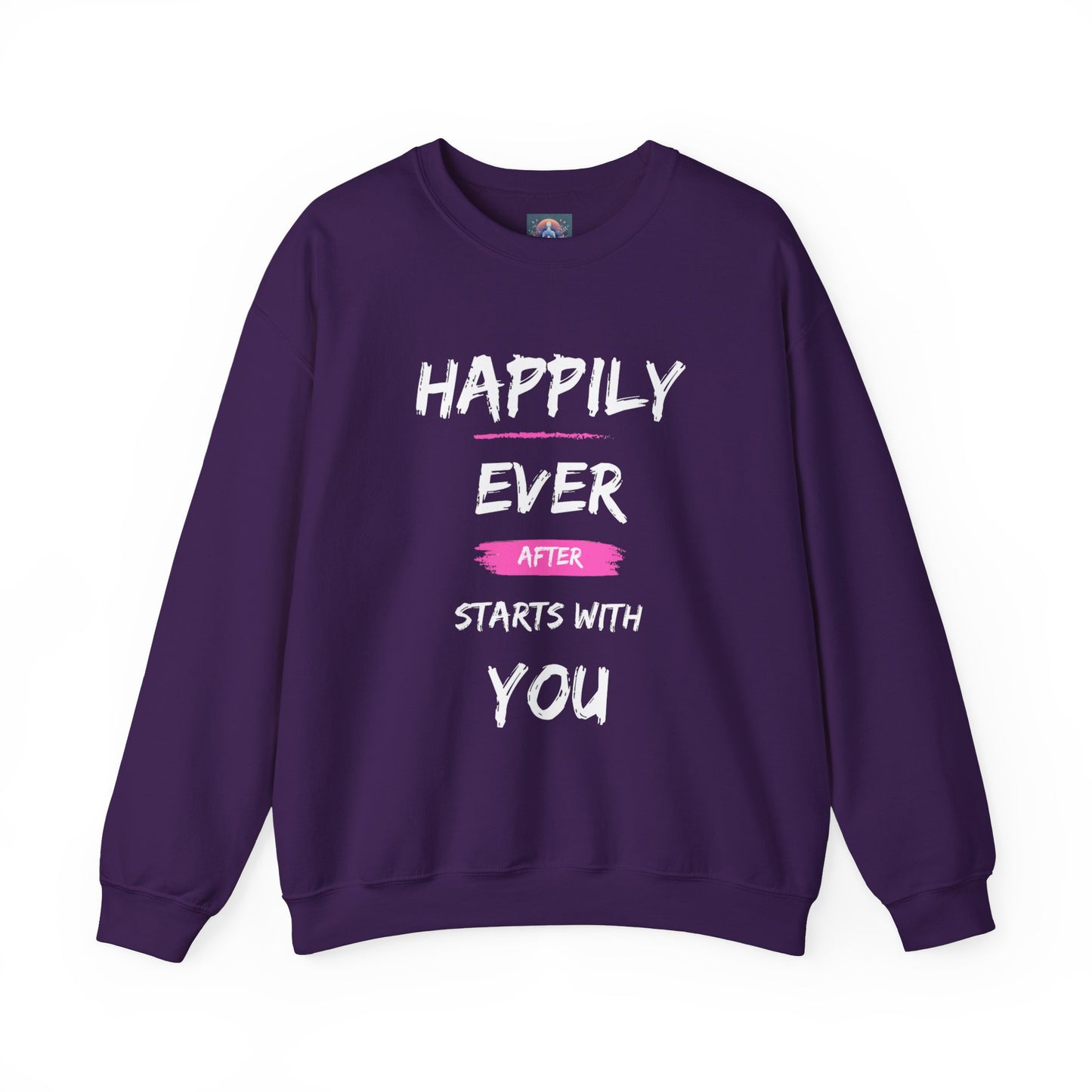 Happily Ever After Starts with You – Cozy Crewneck Sweatshirt 💖