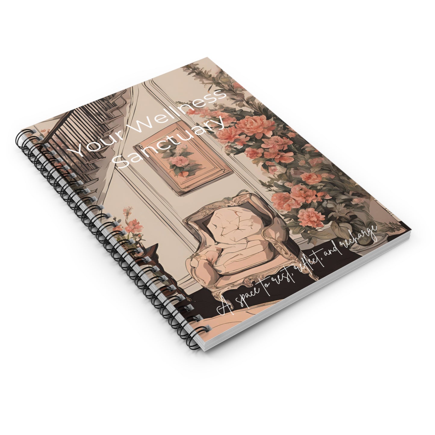 Wellness Sanctuary Spiral Notebook