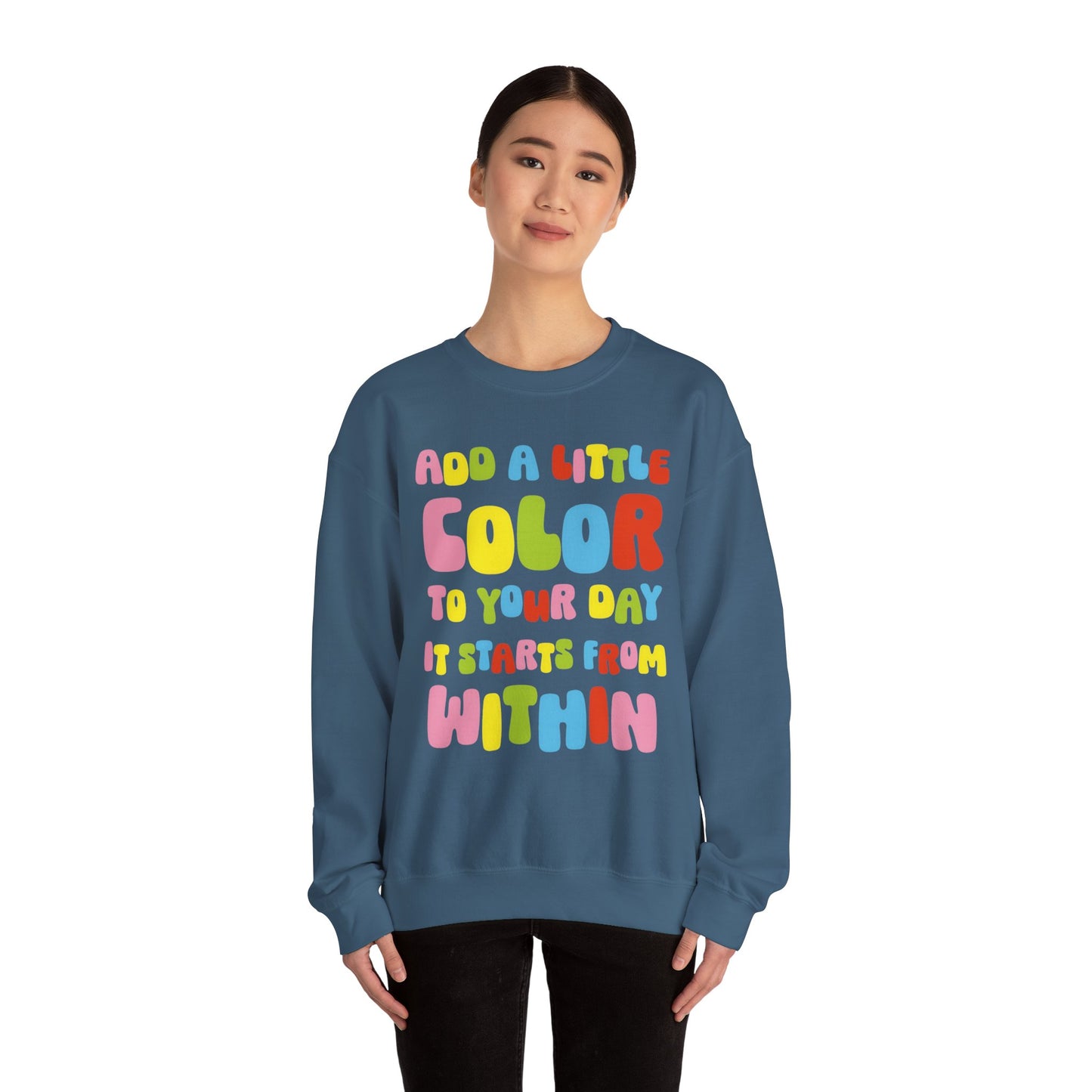 Colorful Unisex Sweatshirt - Add a Little Color to Your Day