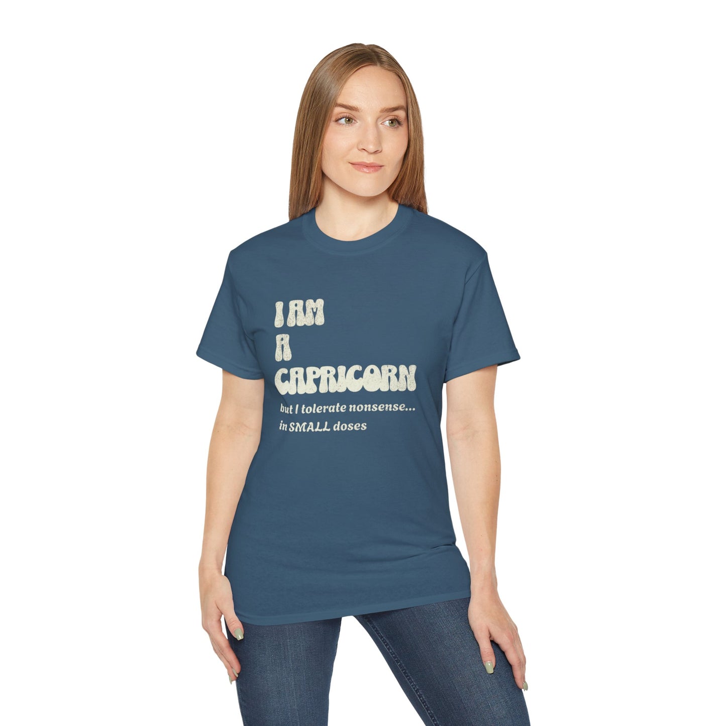 Capricorn Attitude Unisex Tee – Small Doses of Nonsense Only