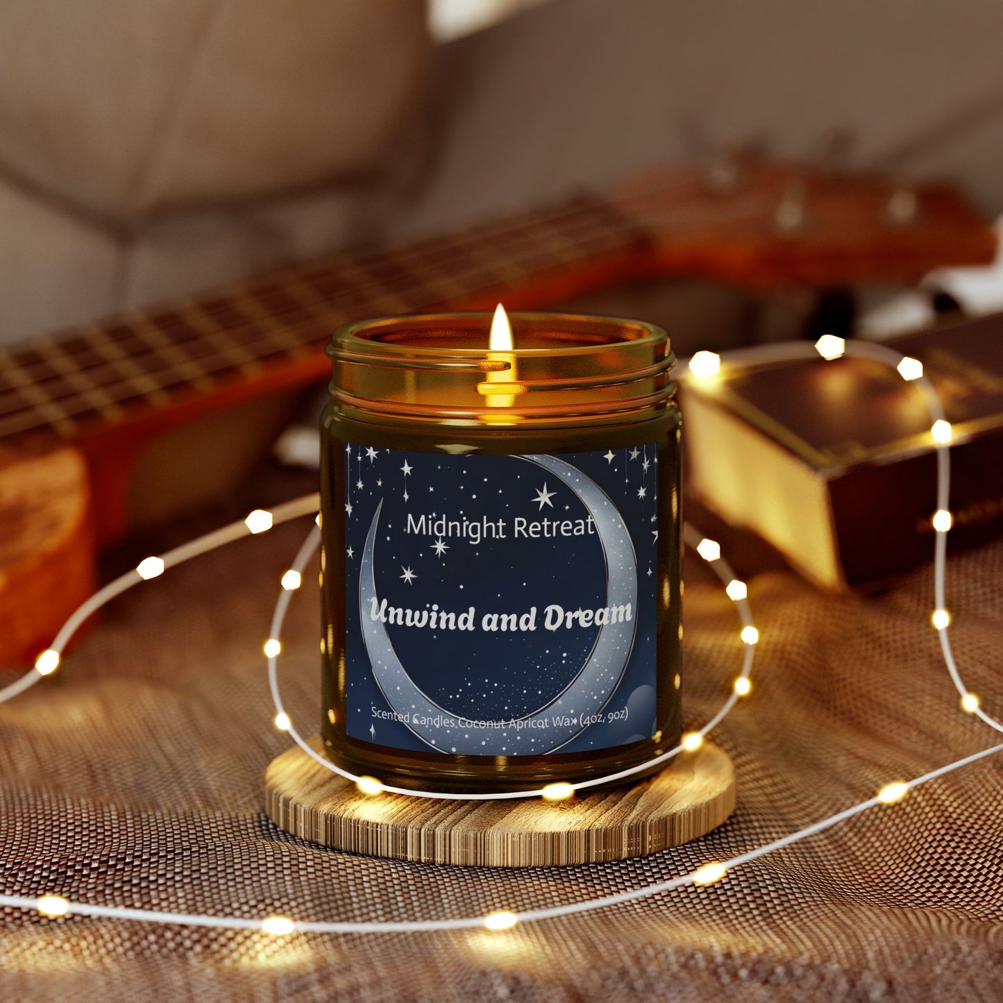 Midnight Retreat β Unwind & Dream Scented Soy Candle πβ¨