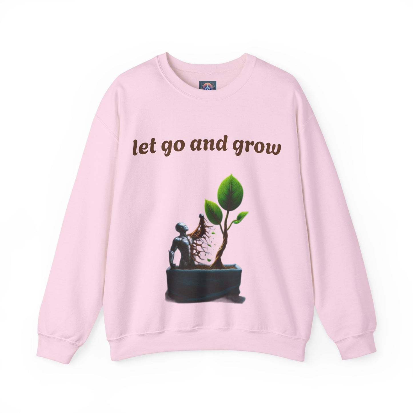 Growth Mindset Crewneck Sweatshirt - Let Go and Grow