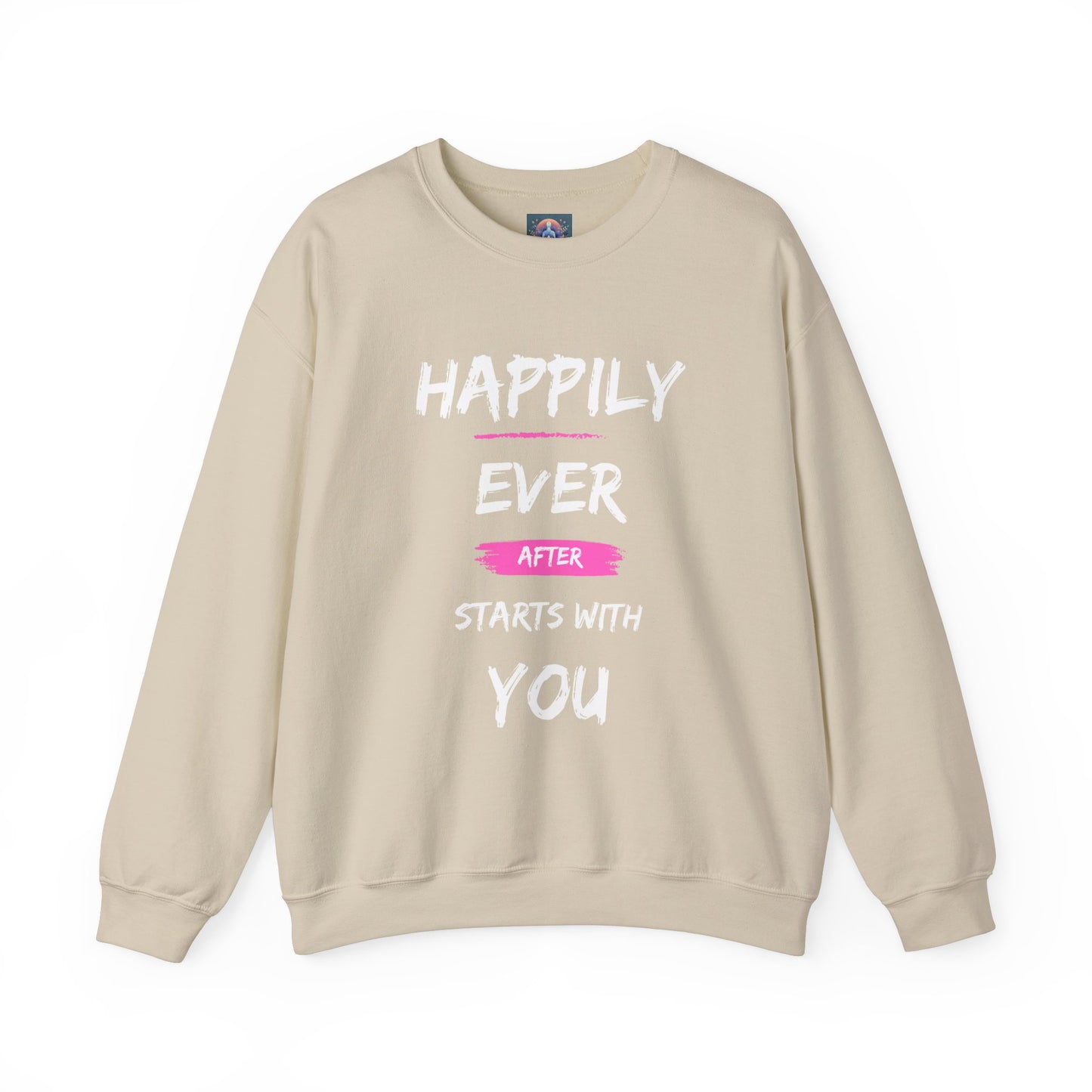 Happily Ever After Starts with You – Cozy Crewneck Sweatshirt 💖