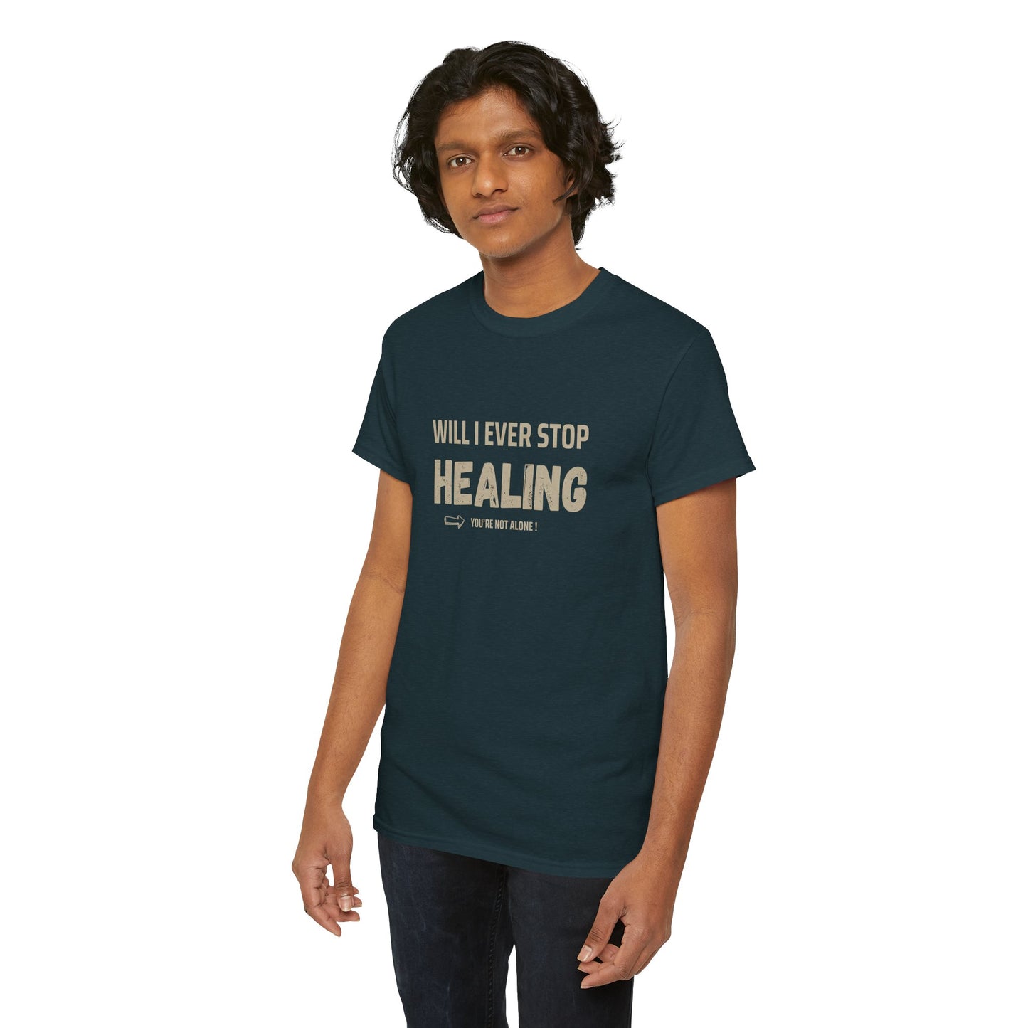 Motivational Healing Tee - Unisex Heavy Cotton Shirt