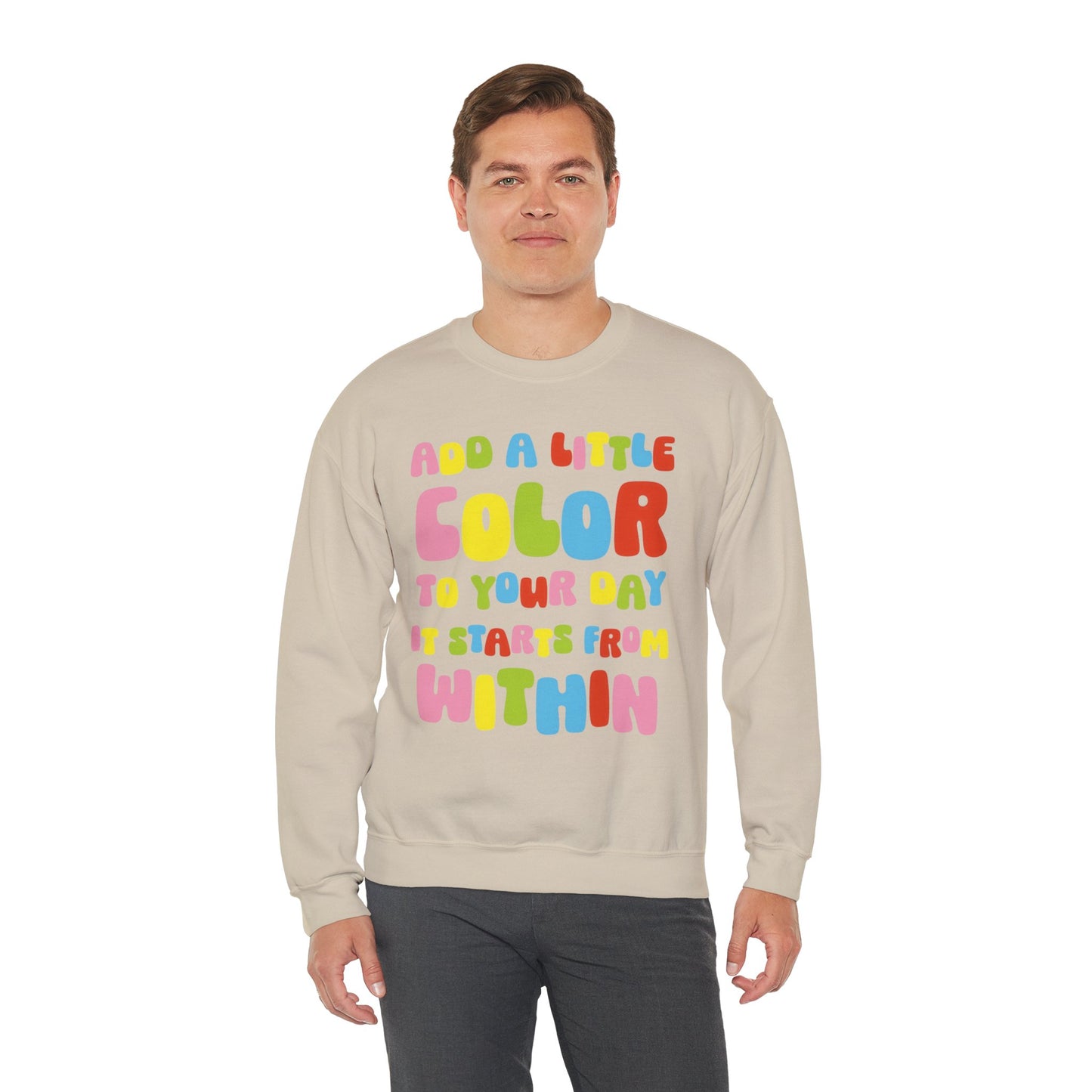 Colorful Unisex Sweatshirt - Add a Little Color to Your Day