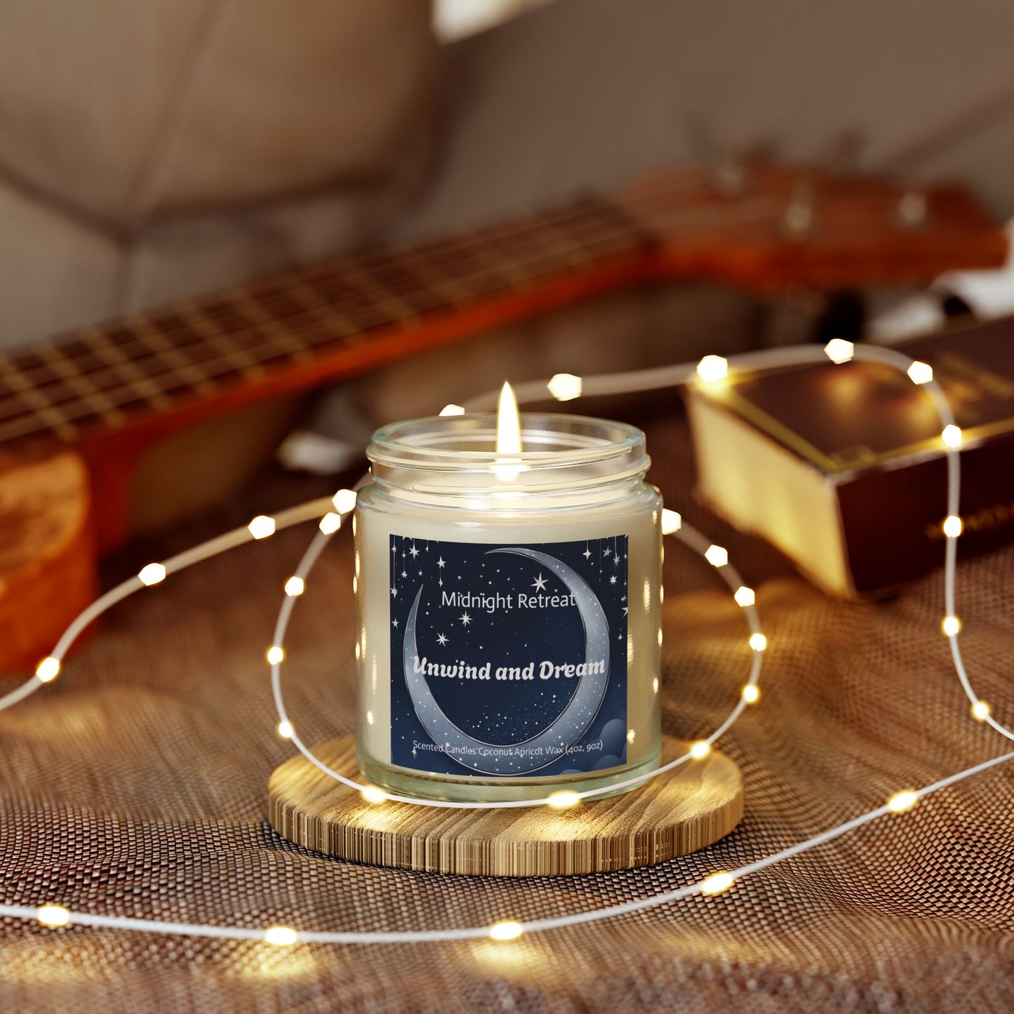 Midnight Retreat β Unwind & Dream Scented Soy Candle πβ¨