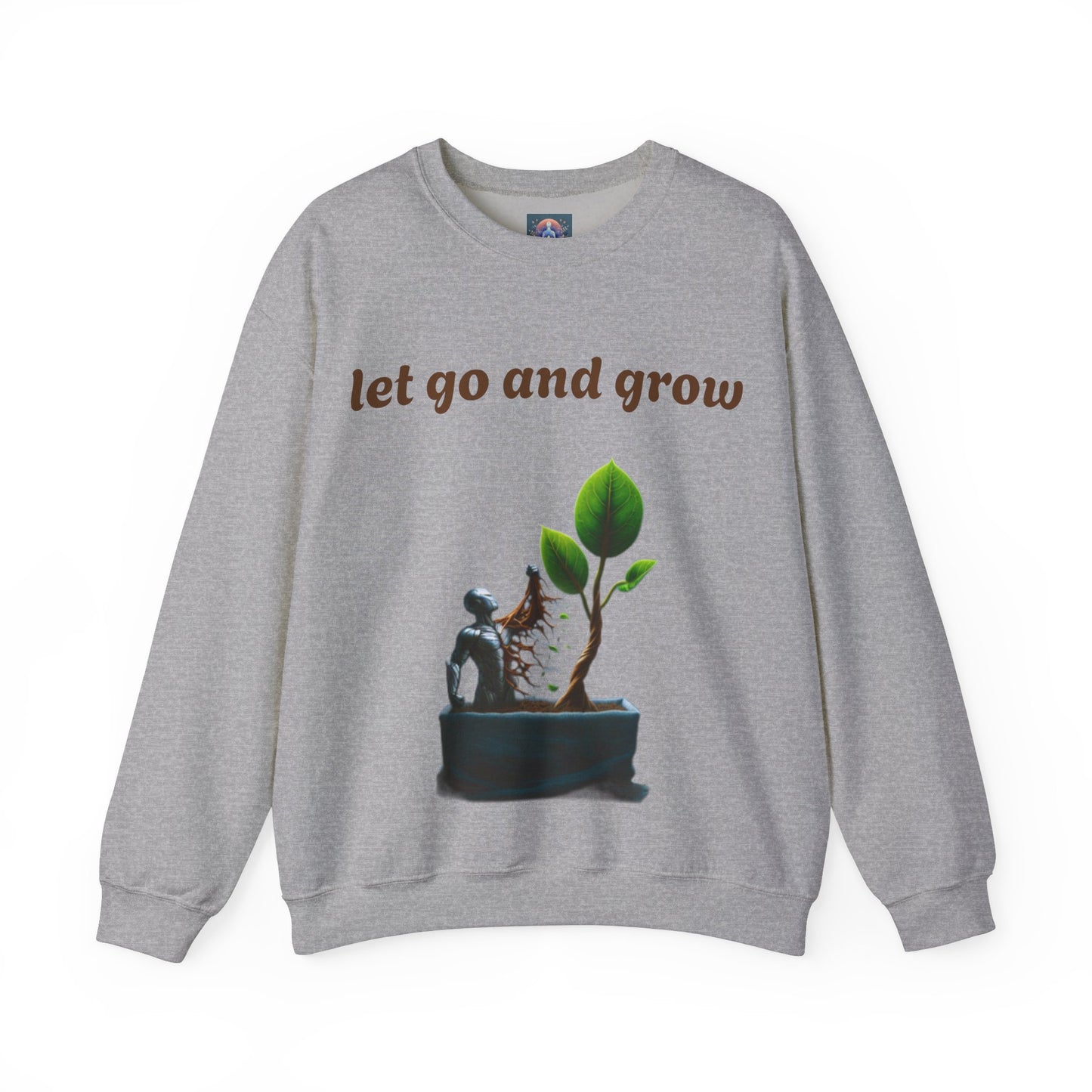 Growth Mindset Crewneck Sweatshirt - Let Go and Grow