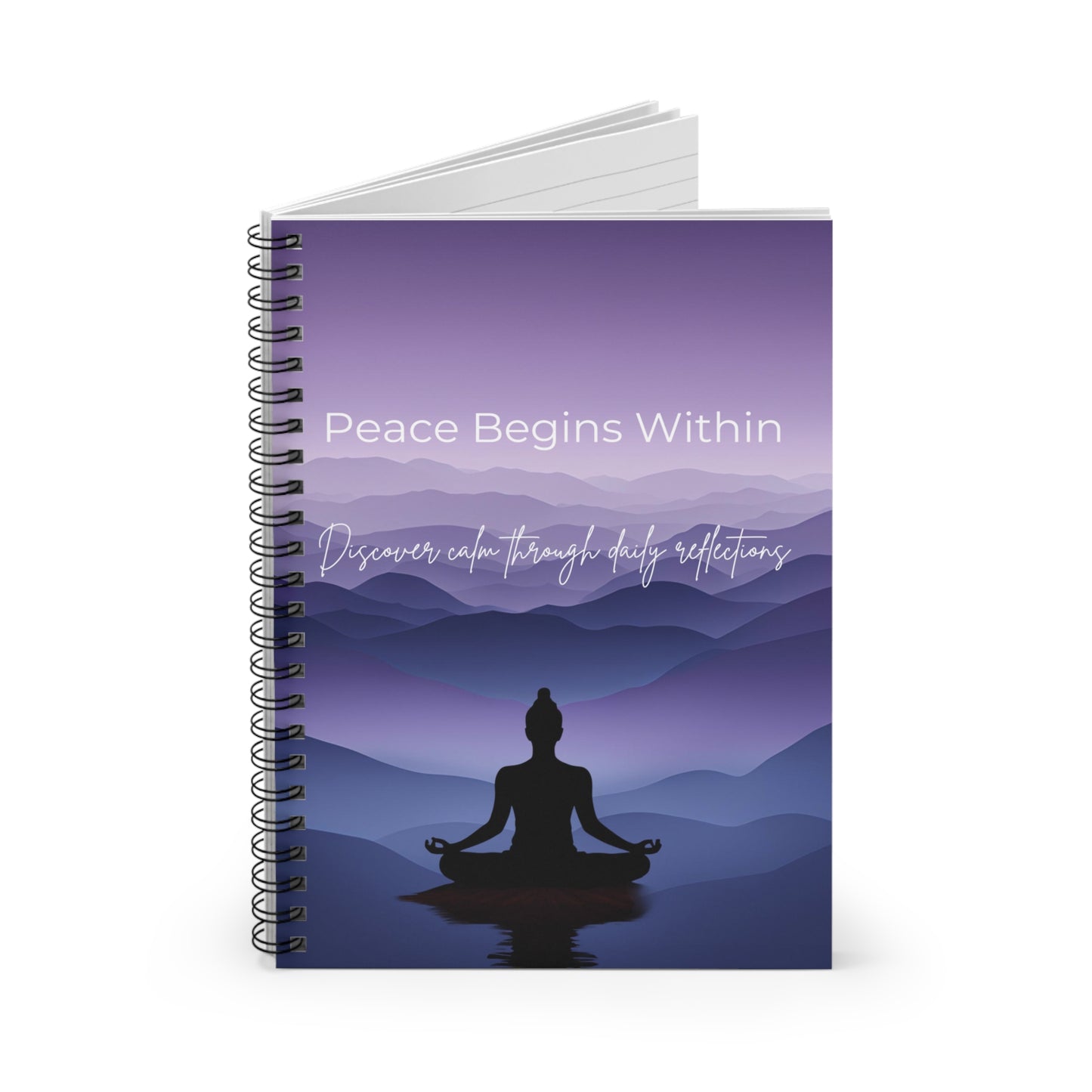 Spiral Notebook - Peace Begins Within