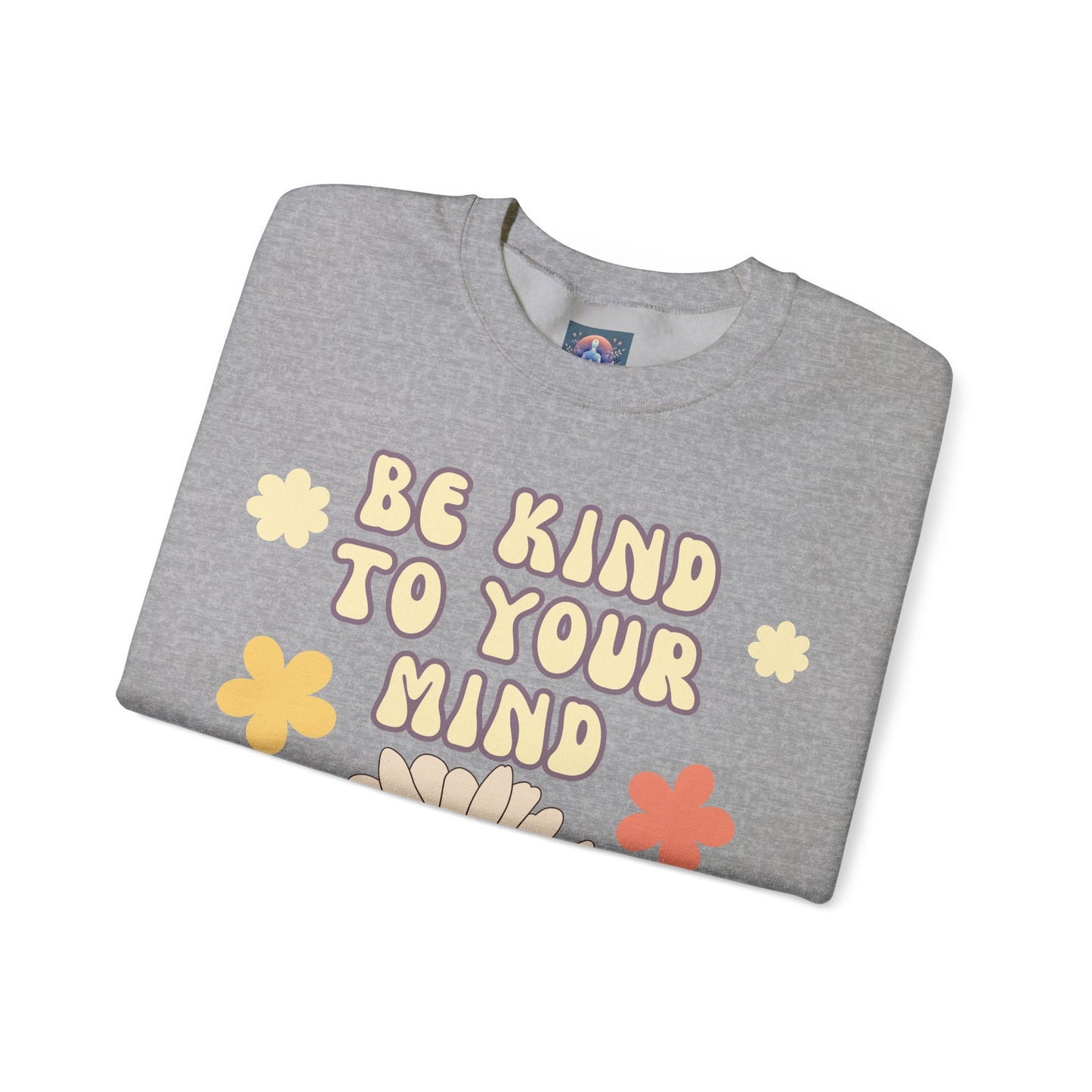 Crewneck Sweatshirt 'Be kind to your mind'