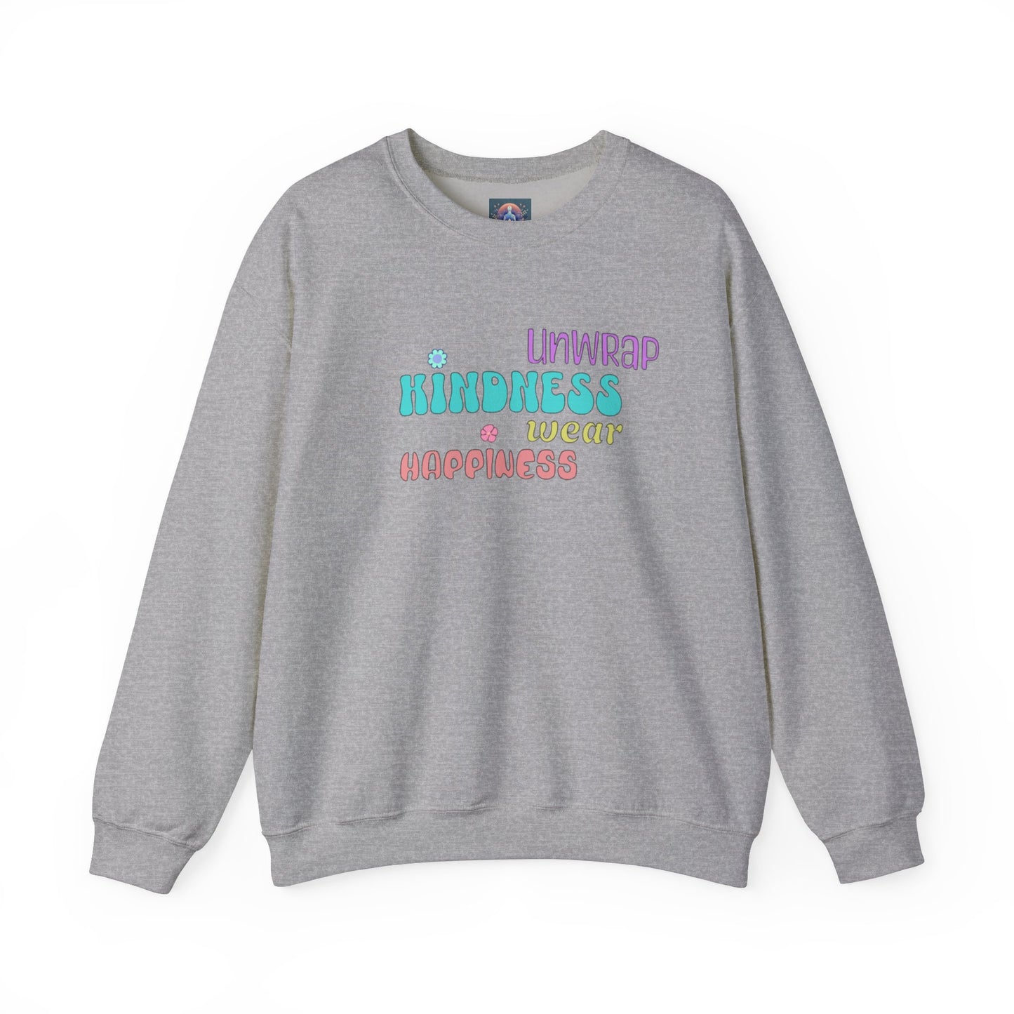 π Unwrap Kindness, Wear Happiness π Cozy Unisex Crewneck Sweatshirt