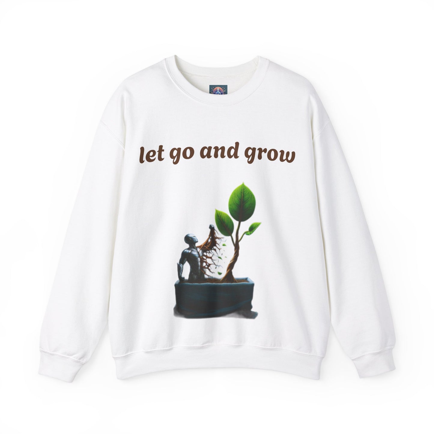 Growth Mindset Crewneck Sweatshirt - Let Go and Grow
