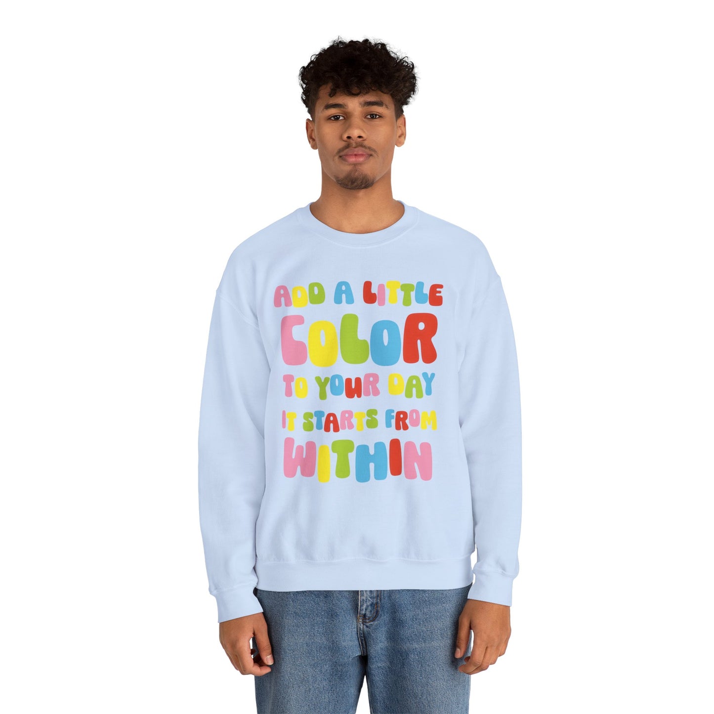 Colorful Unisex Sweatshirt - Add a Little Color to Your Day