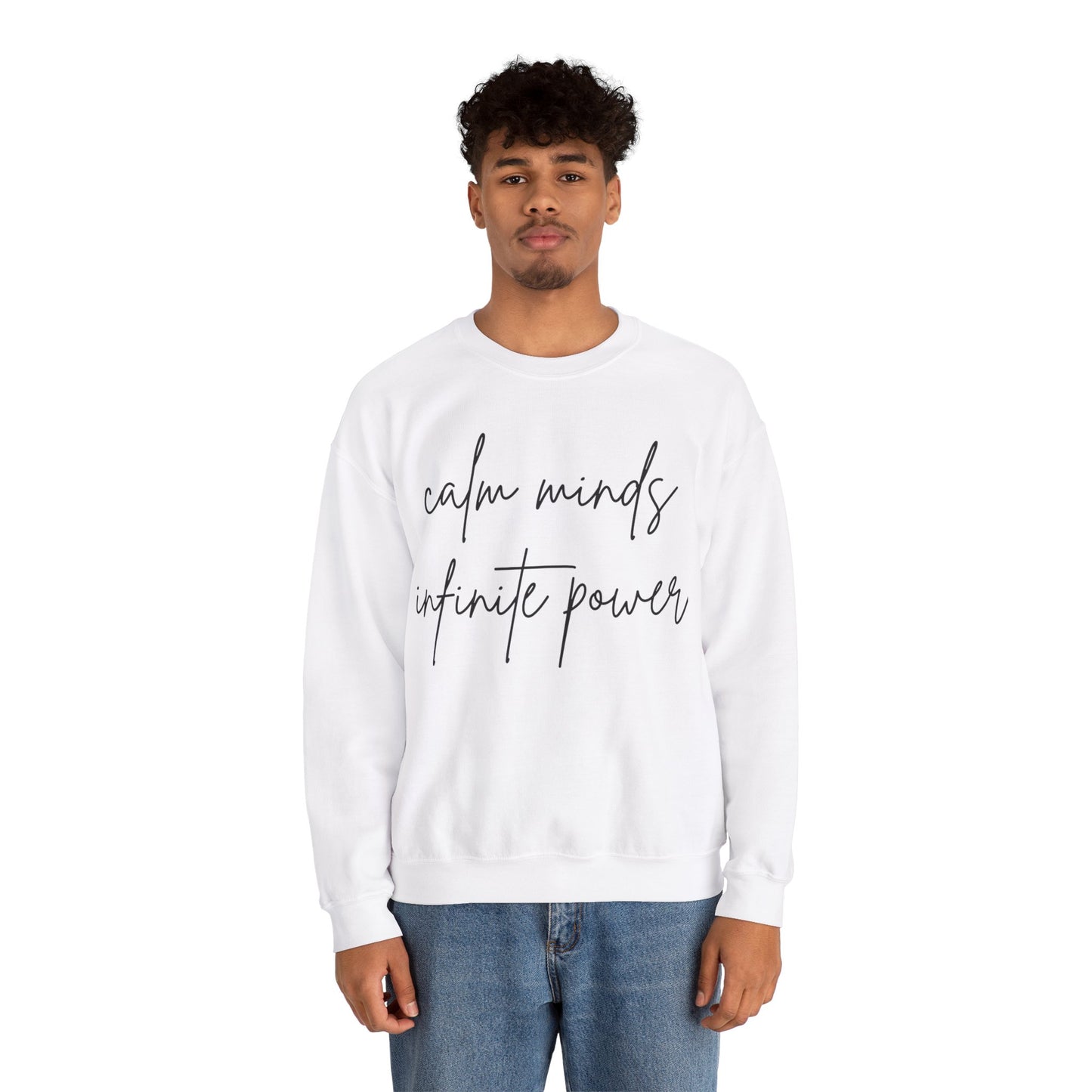 Powerful Unisex Crewneck Sweatshirt - Infinite Power Design