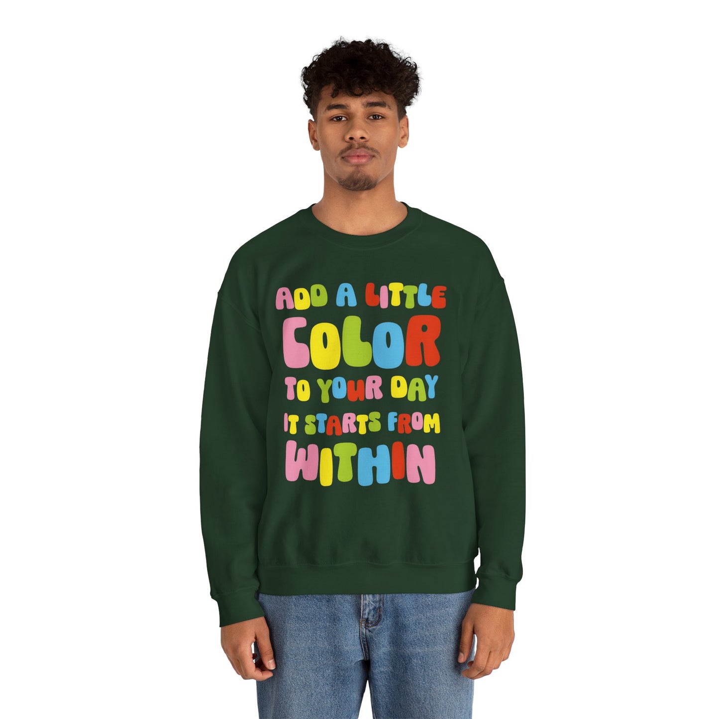 Colorful Unisex Sweatshirt - Add a Little Color to Your Day