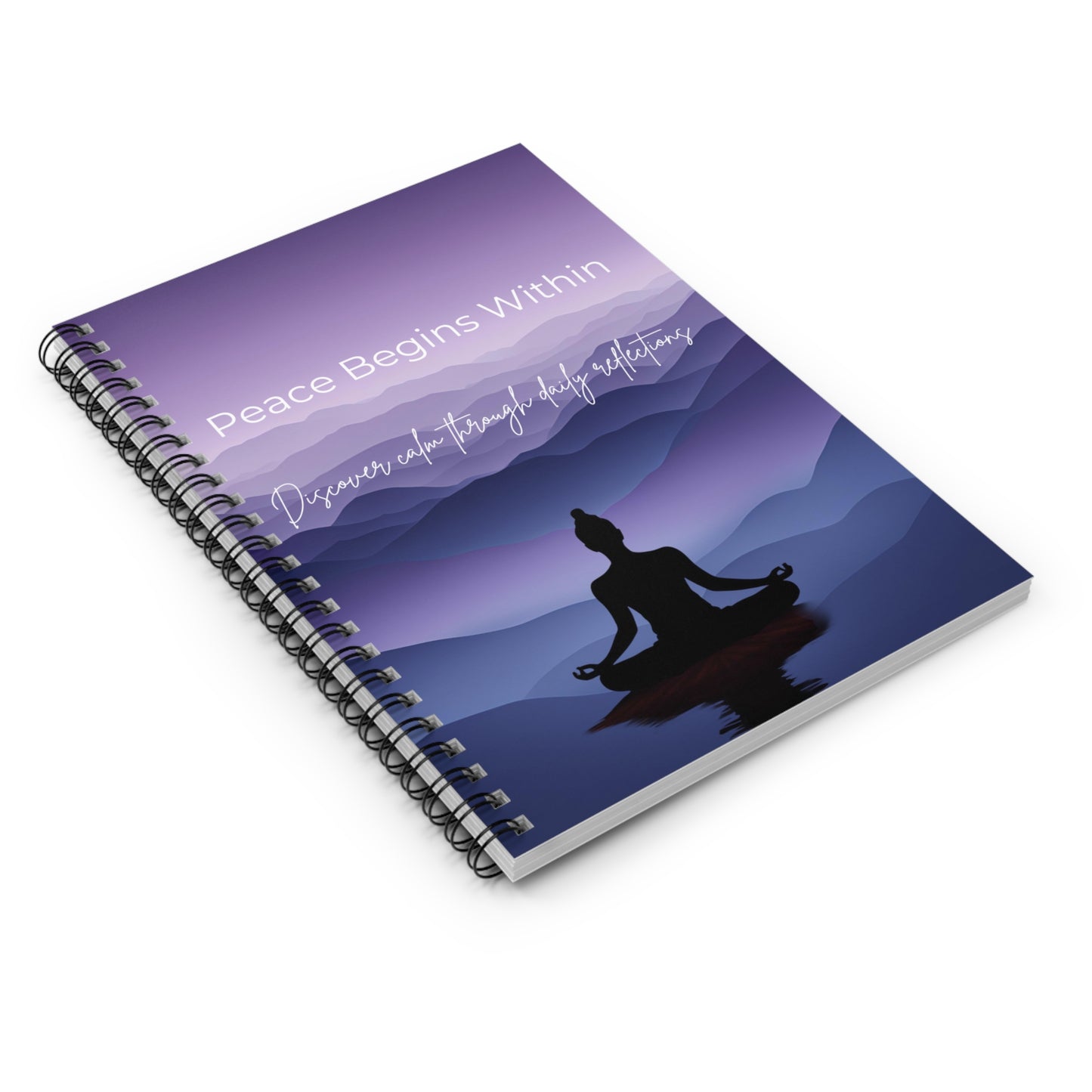Spiral Notebook - Peace Begins Within