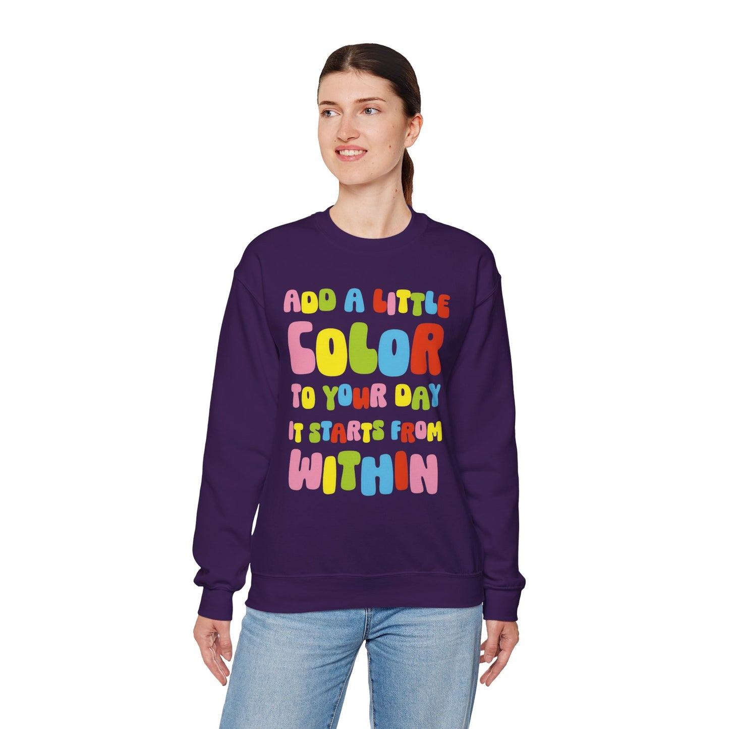 Colorful Unisex Sweatshirt - Add a Little Color to Your Day
