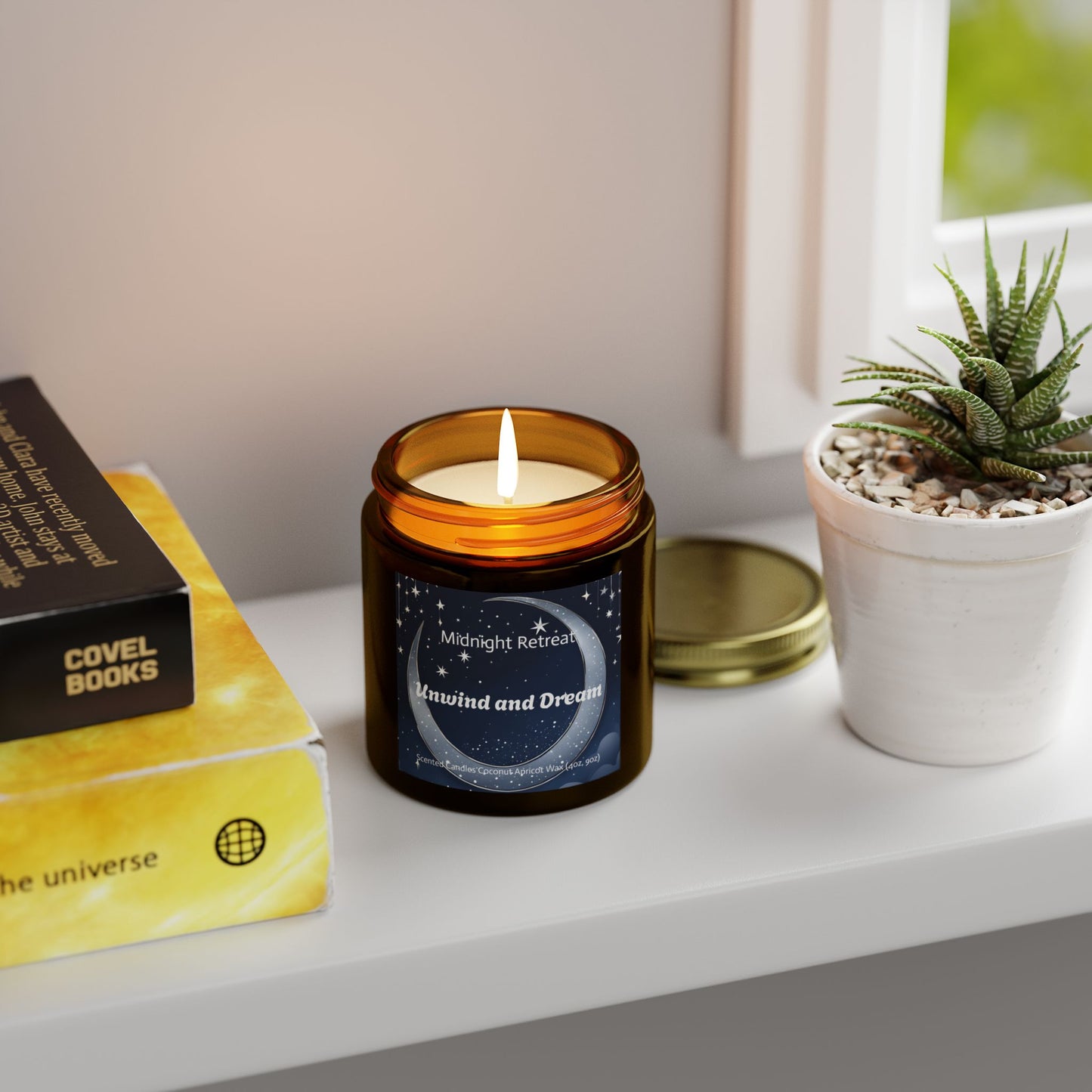 Midnight Retreat β Unwind & Dream Scented Soy Candle πβ¨