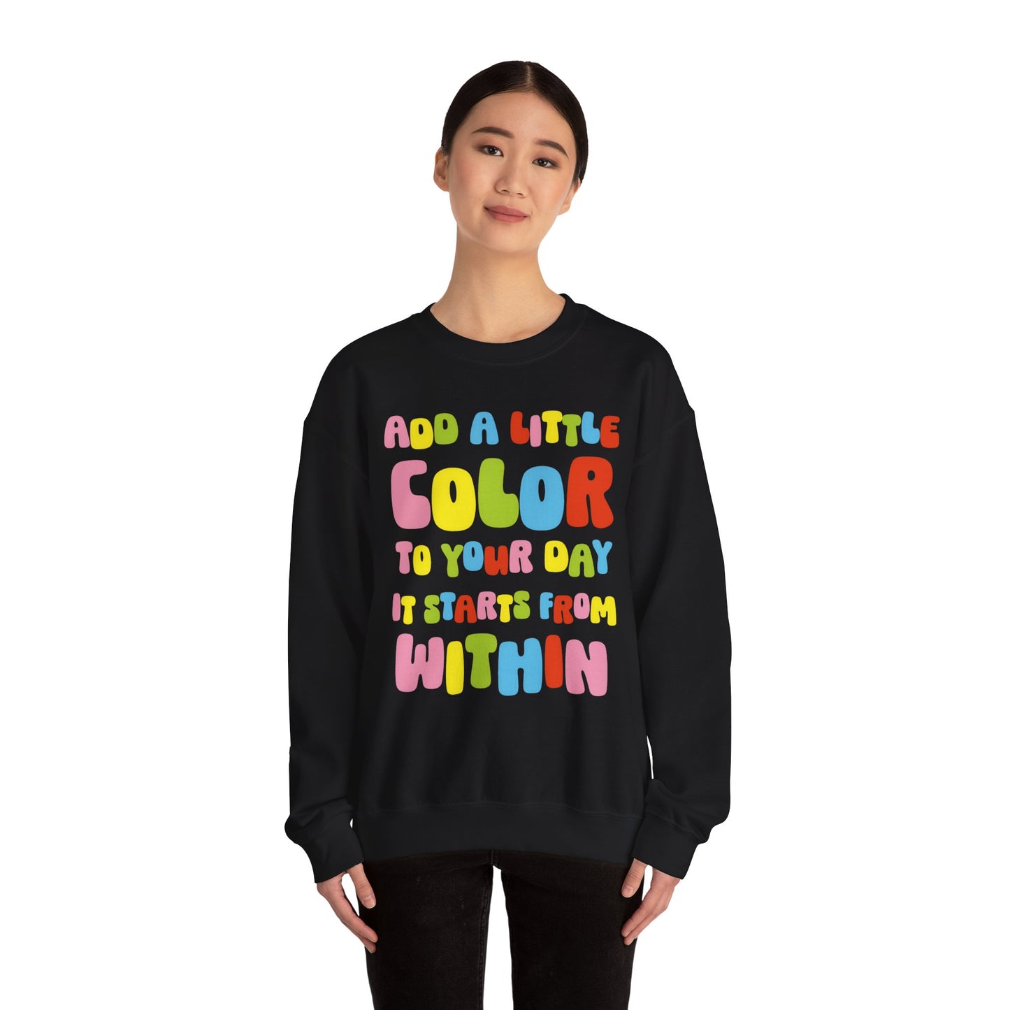 Colorful Unisex Sweatshirt - Add a Little Color to Your Day