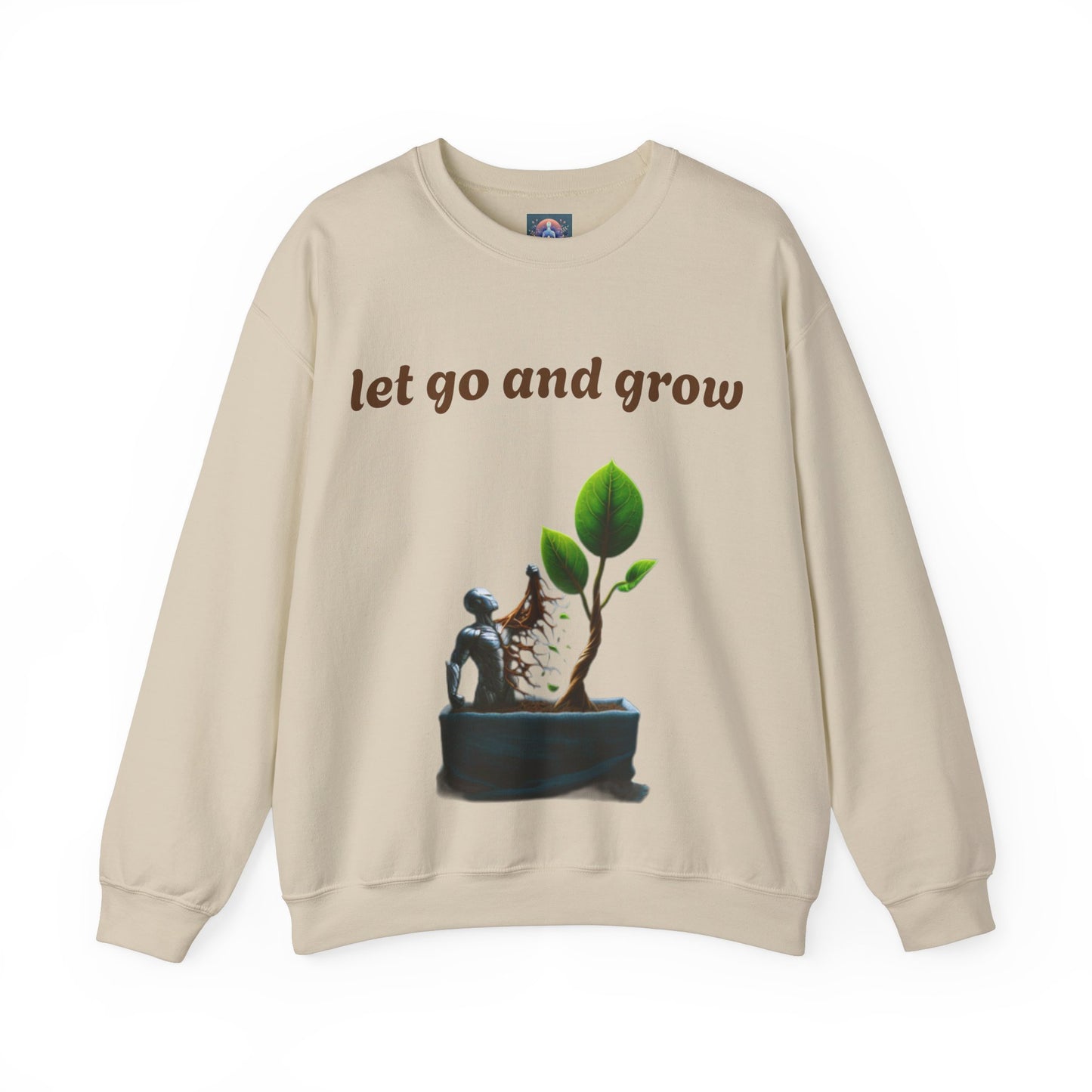 Growth Mindset Crewneck Sweatshirt - Let Go and Grow
