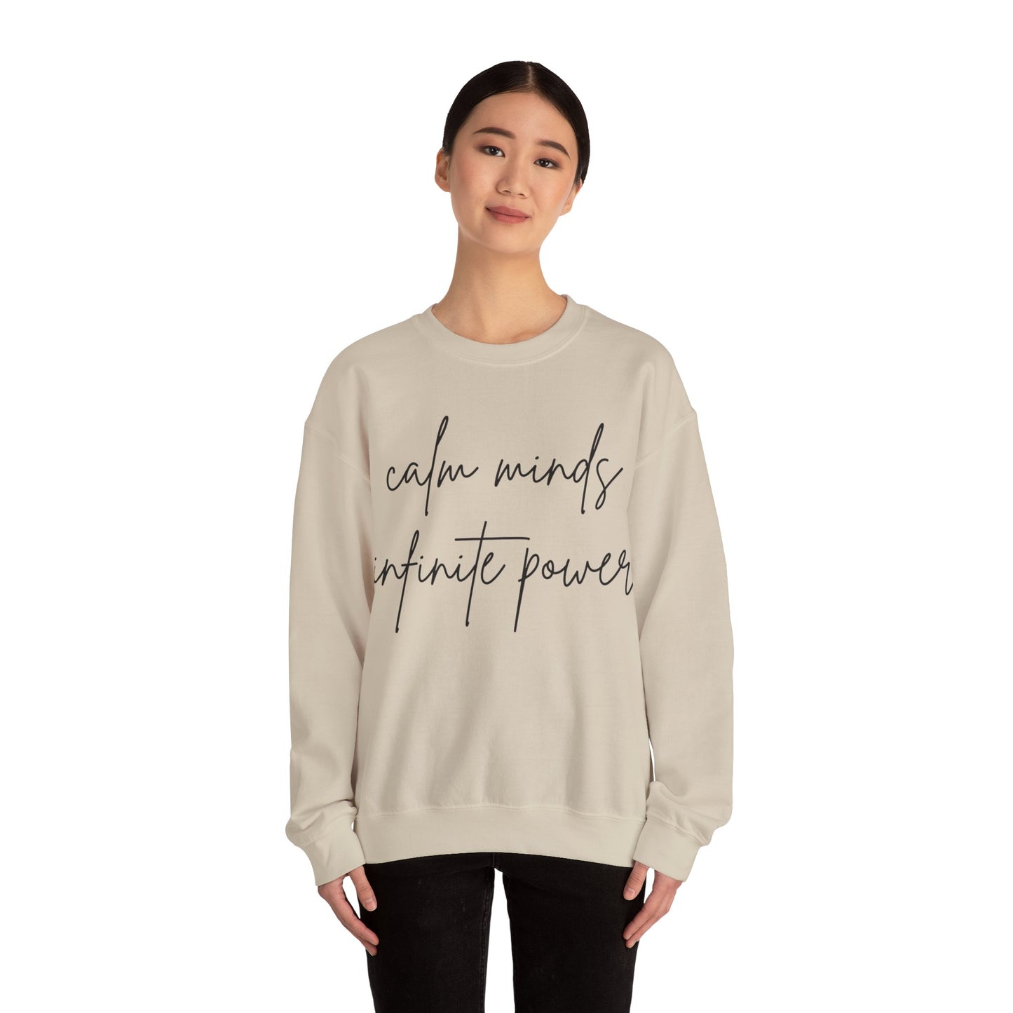 Powerful Unisex Crewneck Sweatshirt - Infinite Power Design
