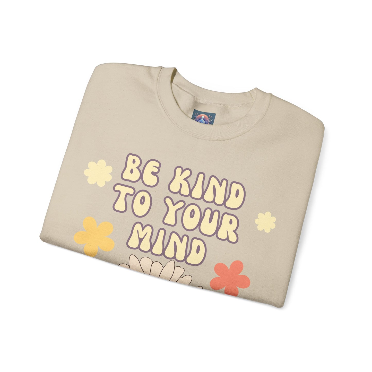Crewneck Sweatshirt 'Be kind to your mind'