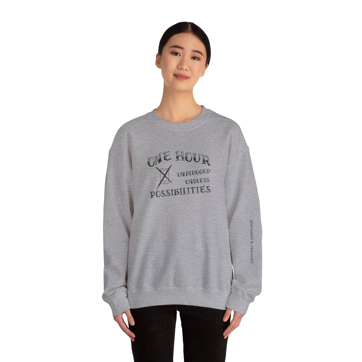 Disconnect to Reconnect β Mindfulness Sweatshirt π΅β¨