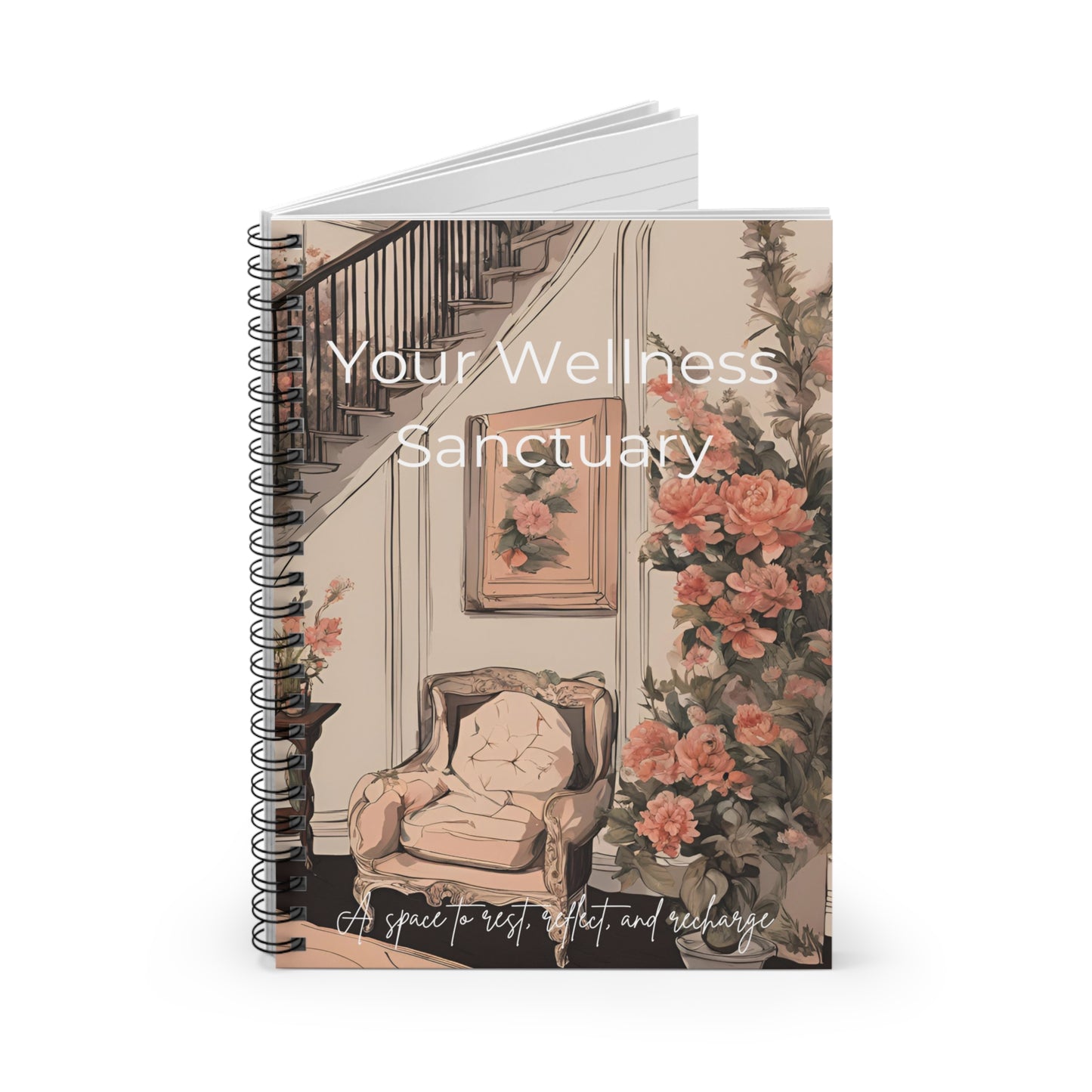 Wellness Sanctuary Spiral Notebook