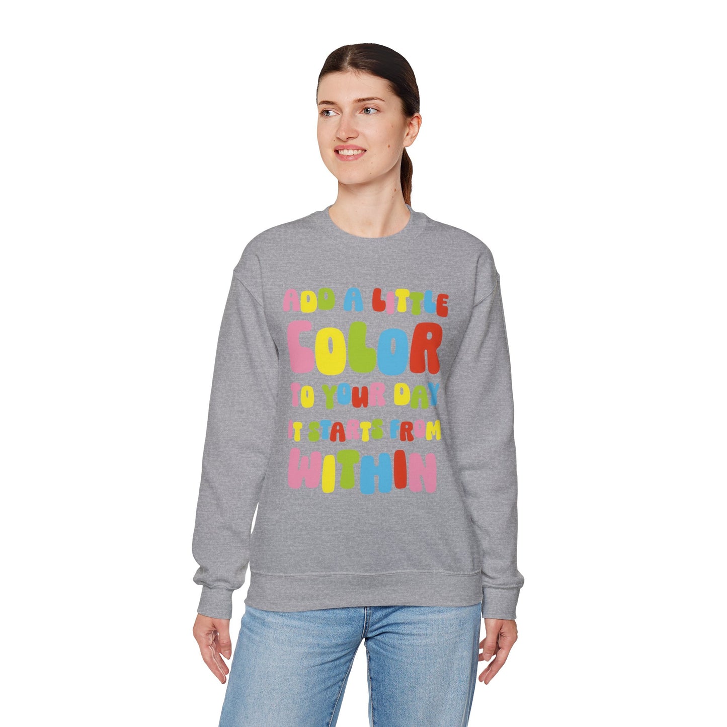 Colorful Unisex Sweatshirt - Add a Little Color to Your Day