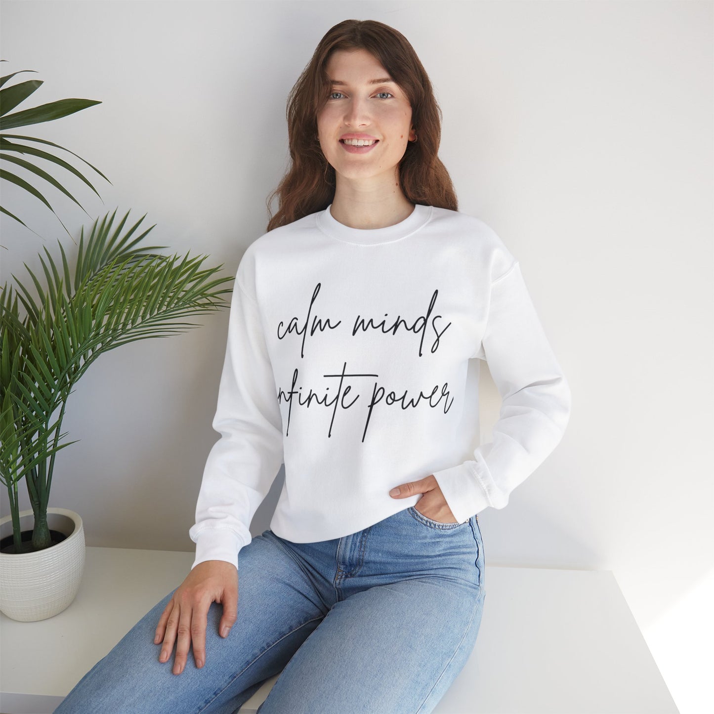 Powerful Unisex Crewneck Sweatshirt - Infinite Power Design
