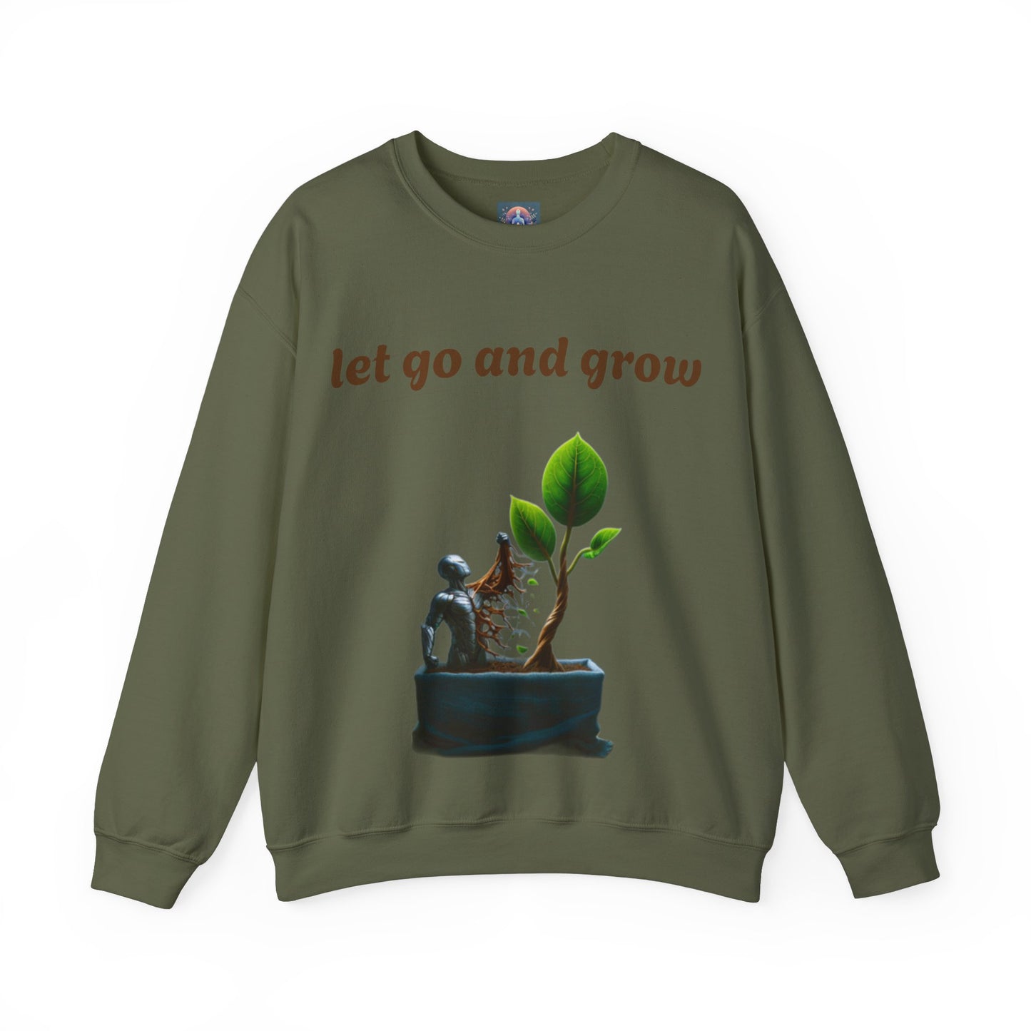 Growth Mindset Crewneck Sweatshirt - Let Go and Grow