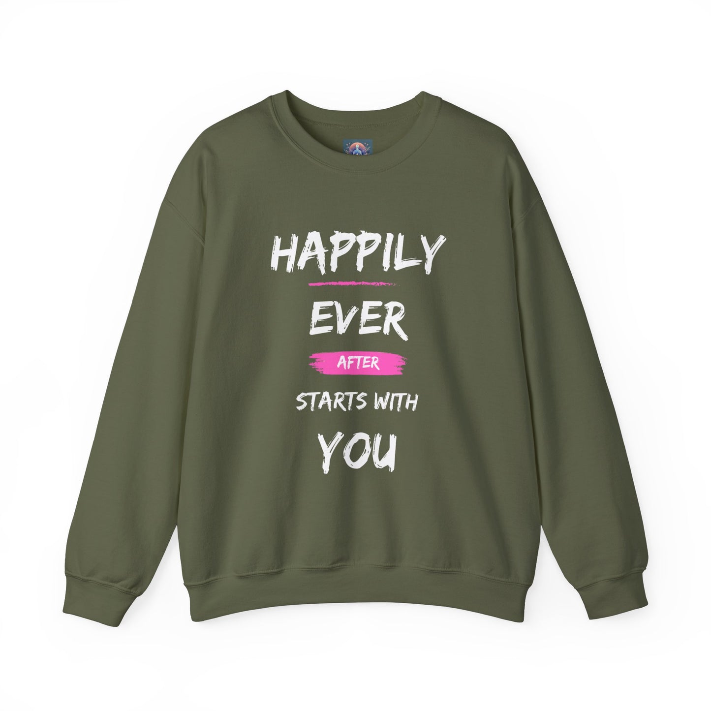 Happily Ever After Starts with You – Cozy Crewneck Sweatshirt 💖