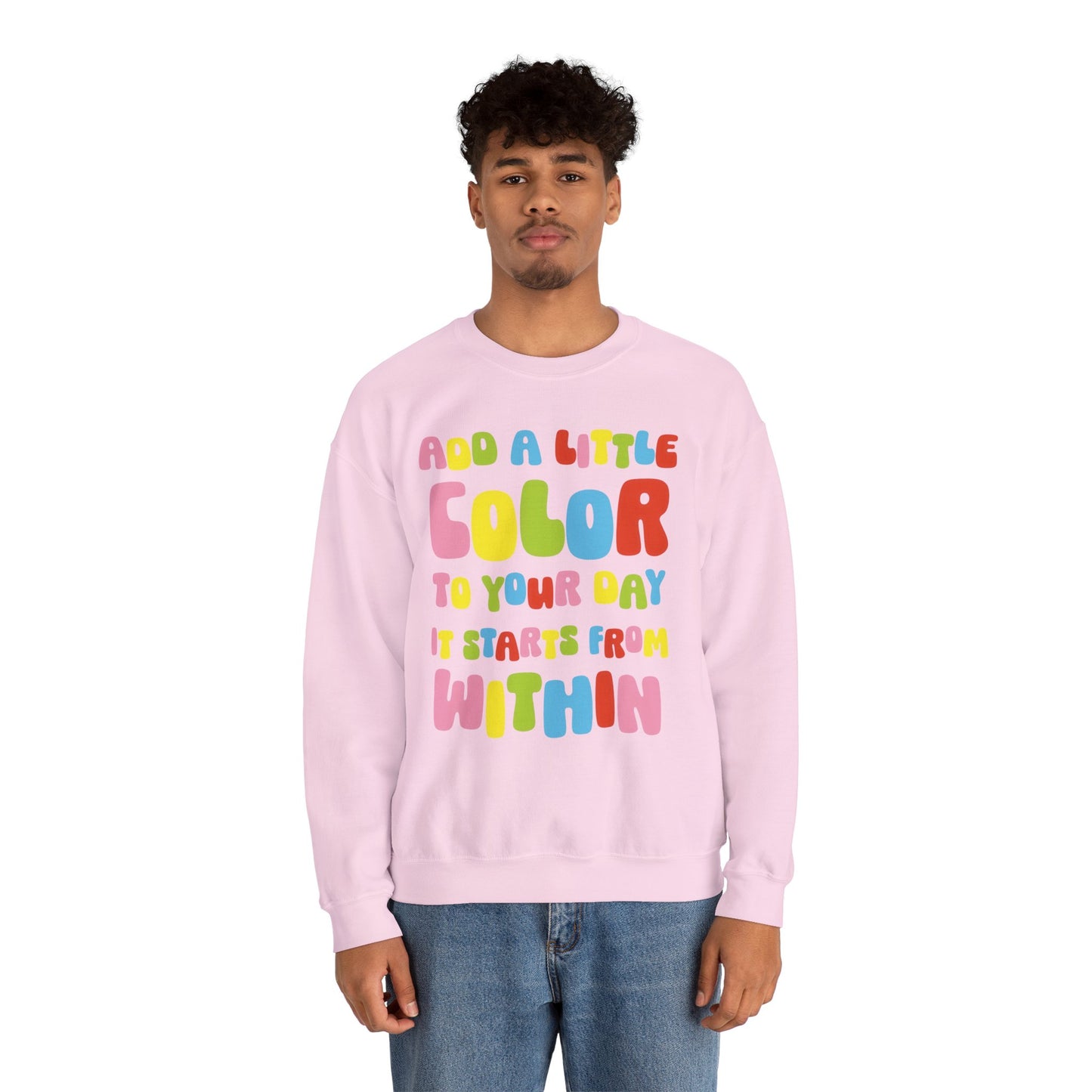 Colorful Unisex Sweatshirt - Add a Little Color to Your Day