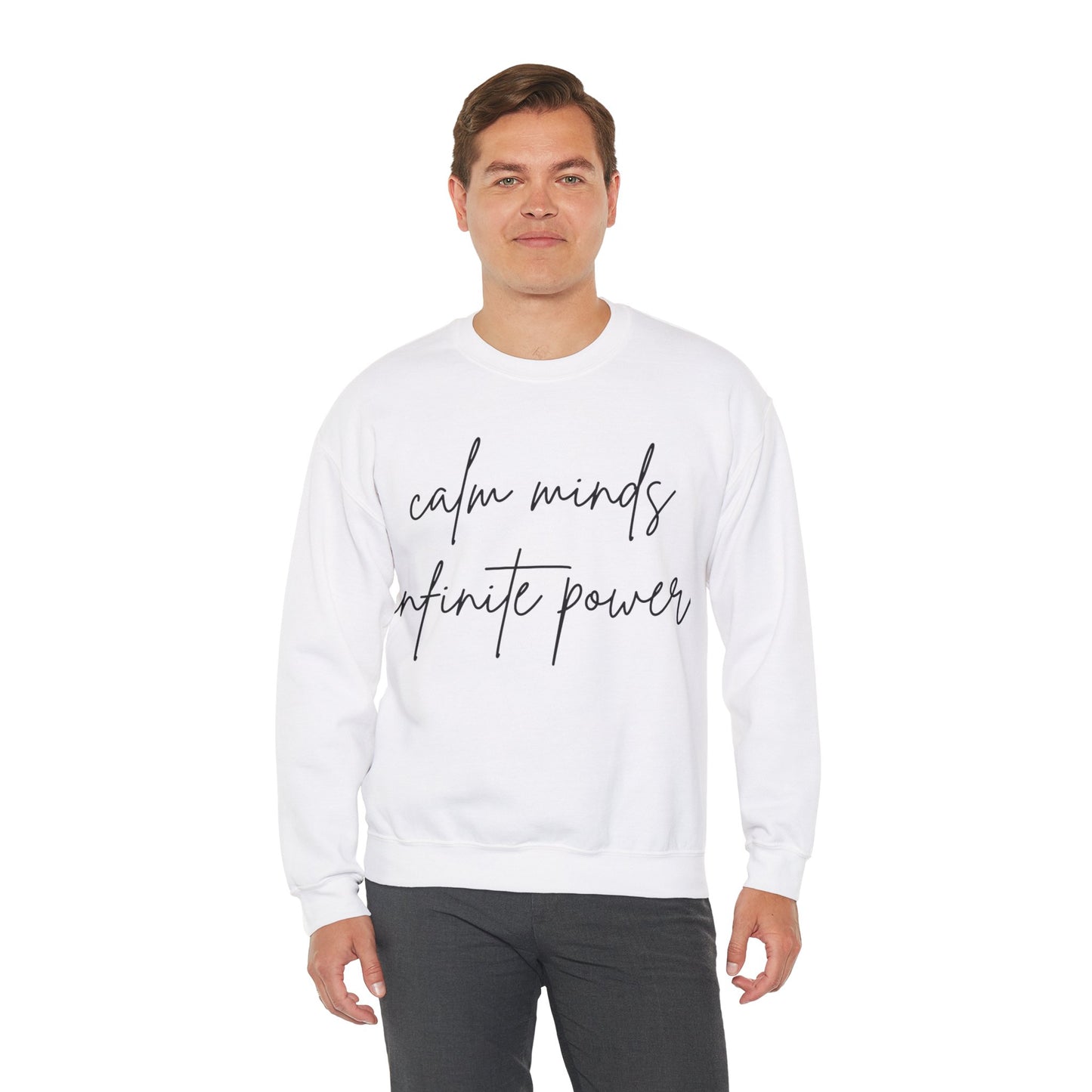 Powerful Unisex Crewneck Sweatshirt - Infinite Power Design