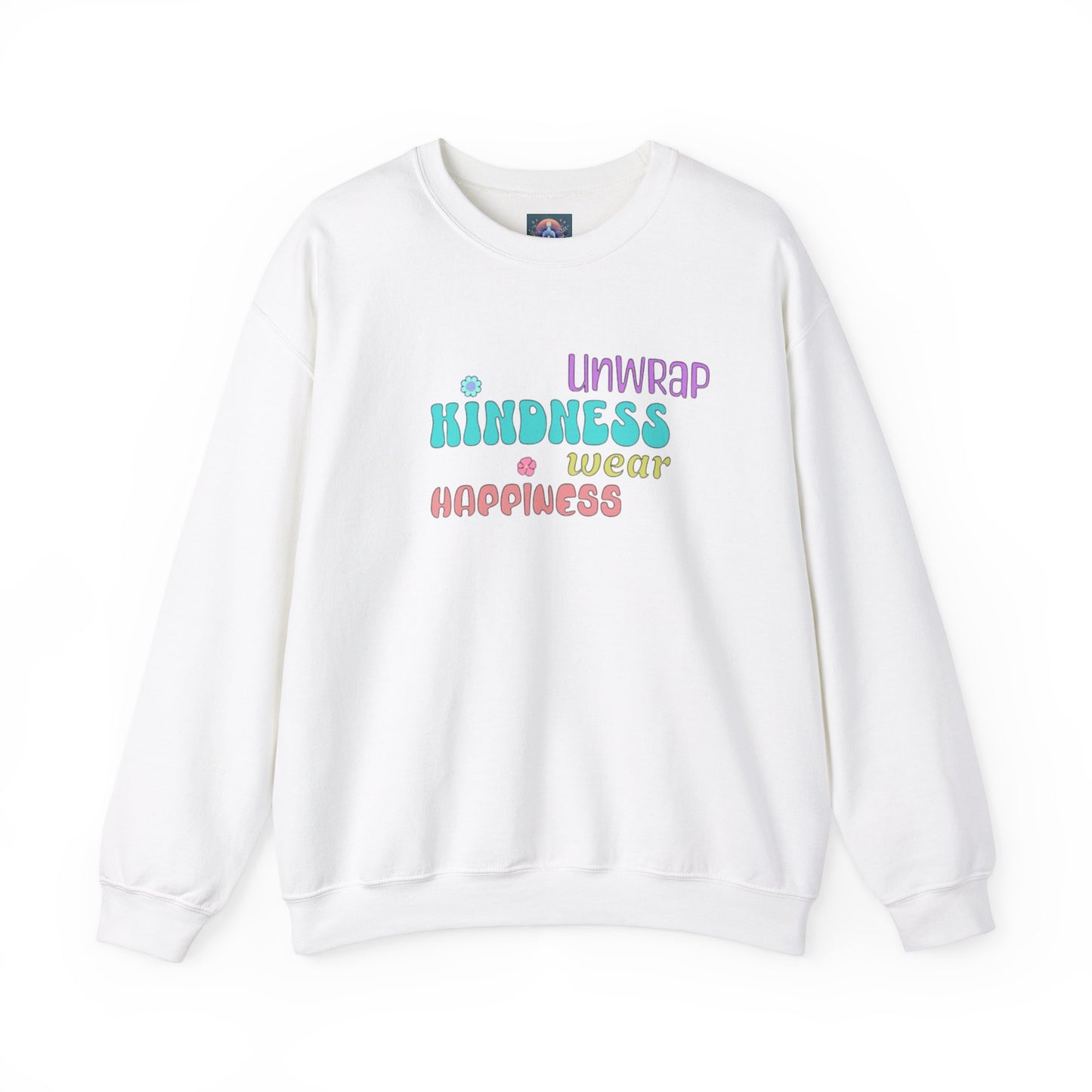 π Unwrap Kindness, Wear Happiness π Cozy Unisex Crewneck Sweatshirt