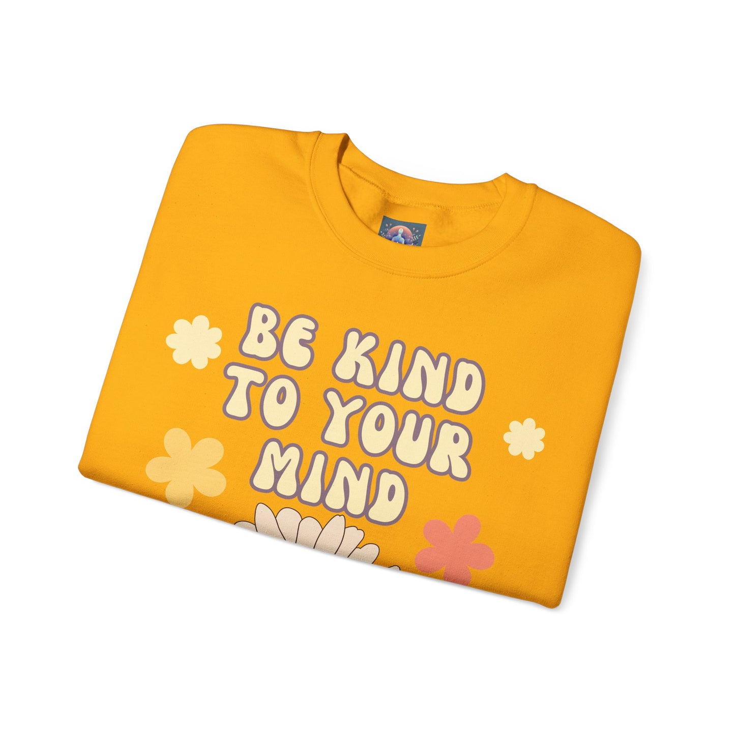 Crewneck Sweatshirt 'Be kind to your mind'