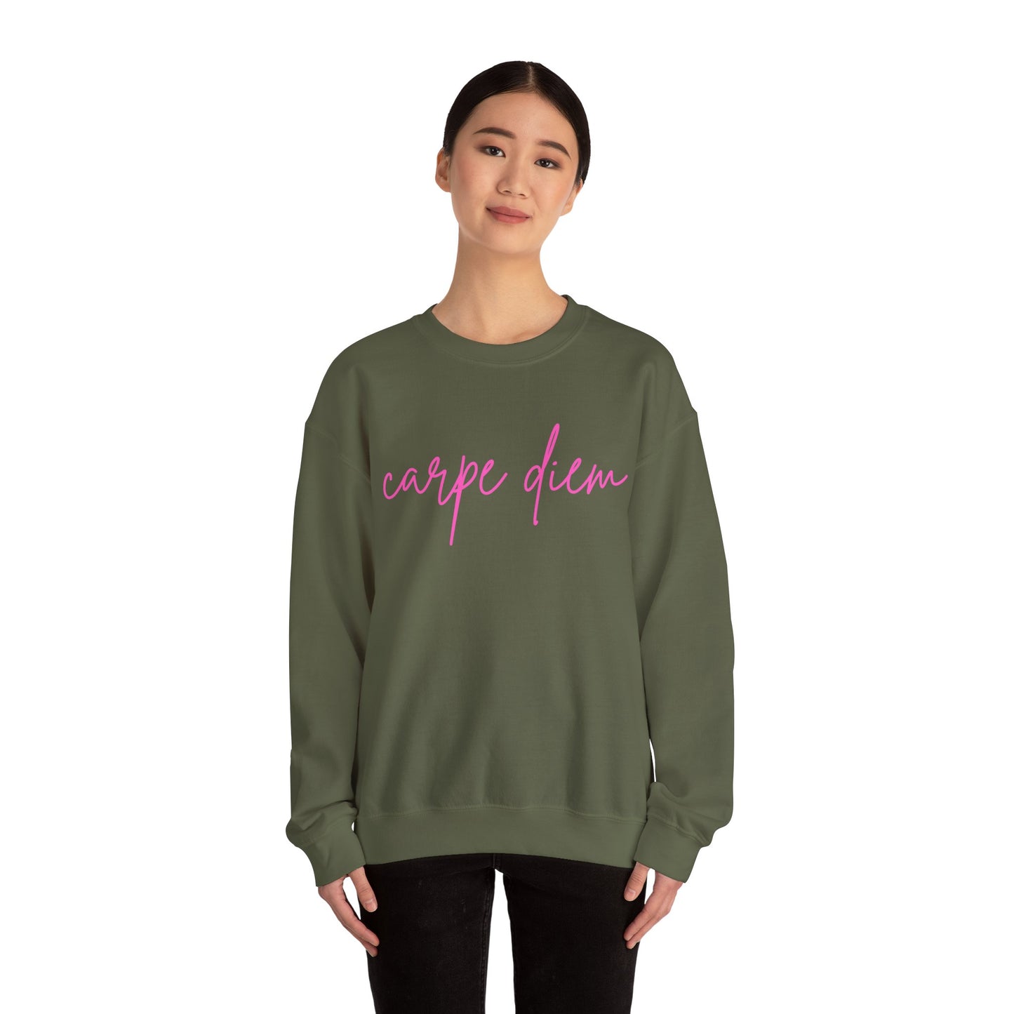 Seize the Day – Carpe Diem Unisex Crewneck Sweatshirt