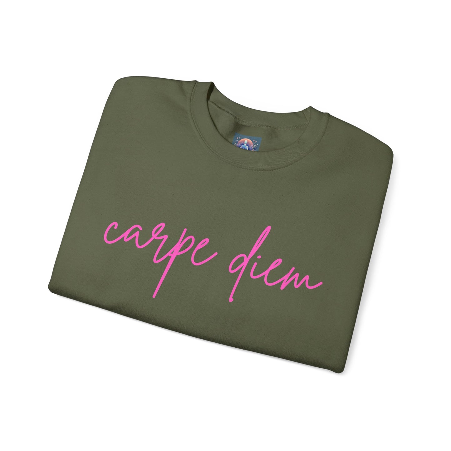 Seize the Day – Carpe Diem Unisex Crewneck Sweatshirt