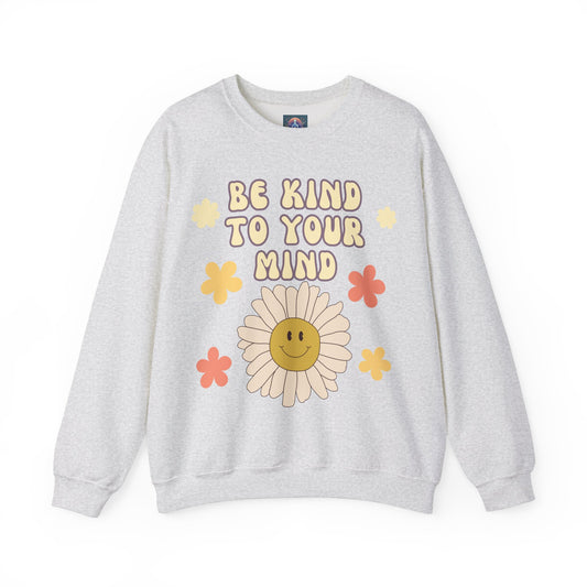 Crewneck Sweatshirt 'Be kind to your mind'