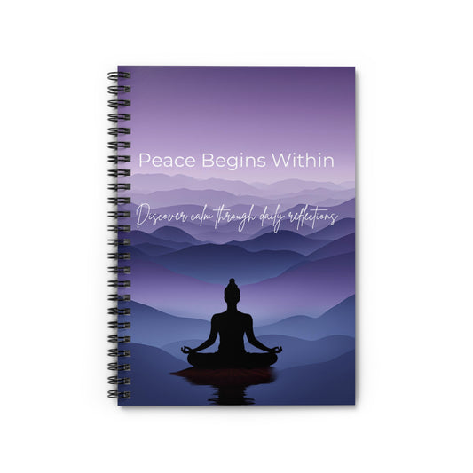 Spiral Notebook - Peace Begins Within