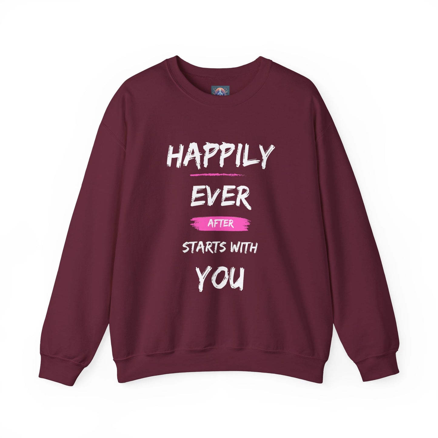 Happily Ever After Starts with You – Cozy Crewneck Sweatshirt 💖
