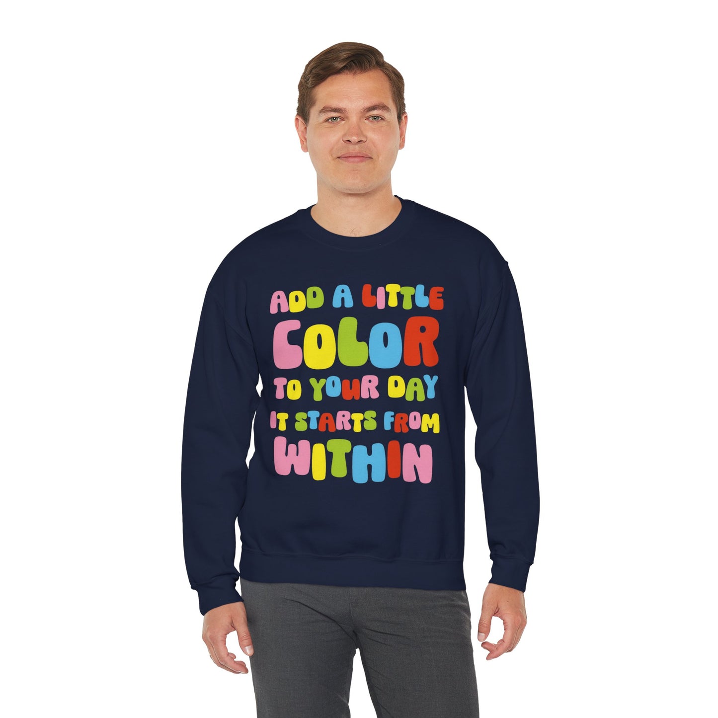 Colorful Unisex Sweatshirt - Add a Little Color to Your Day