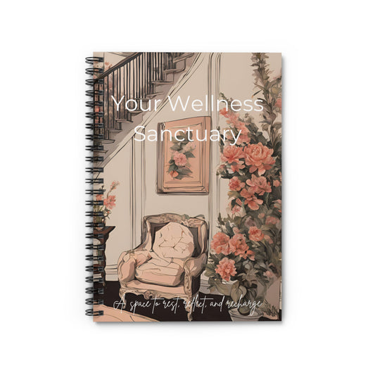 Wellness Sanctuary Spiral Notebook